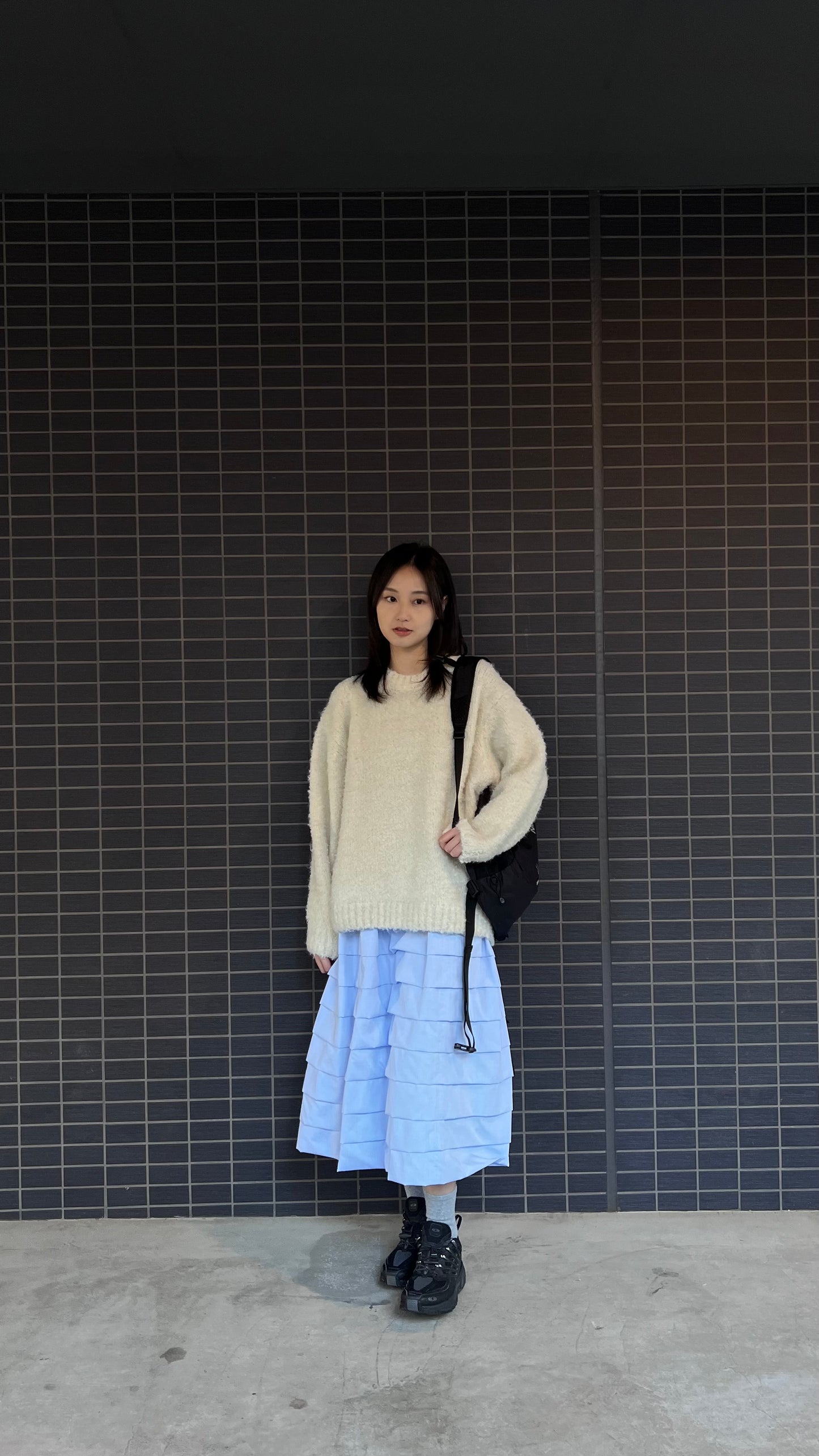 piano sweater in ivory ( pre-order )