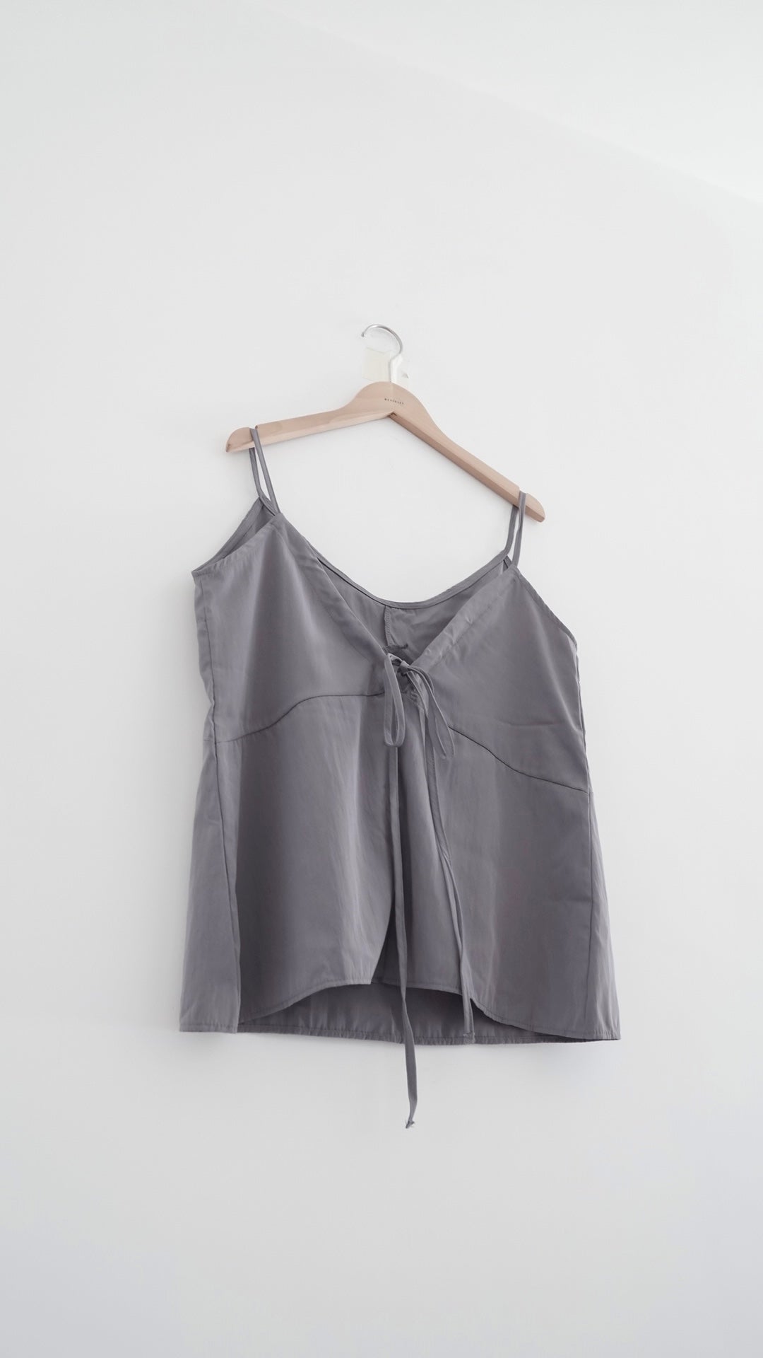 elara a-line camisole in charcoal (pre-order)