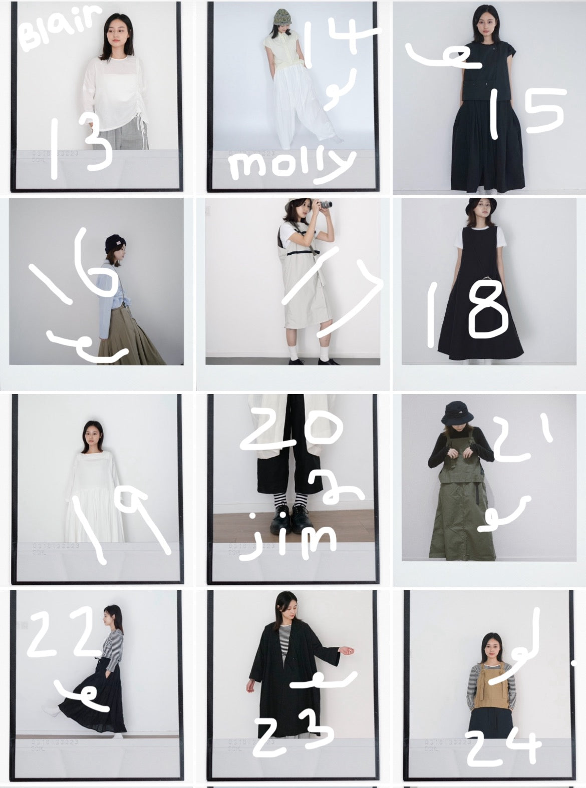 ⭐️ meeemorr archive bag ( 4 pieces)