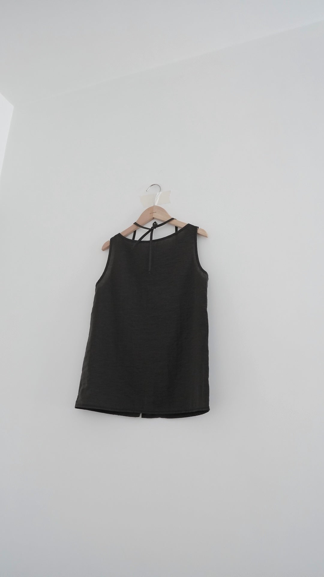 pearl sheer layering top set in charcoal (pre-order)