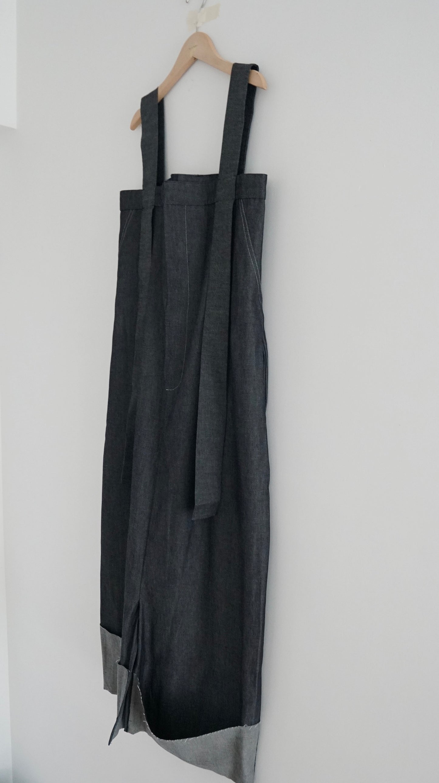 ikee unwashed denim dress