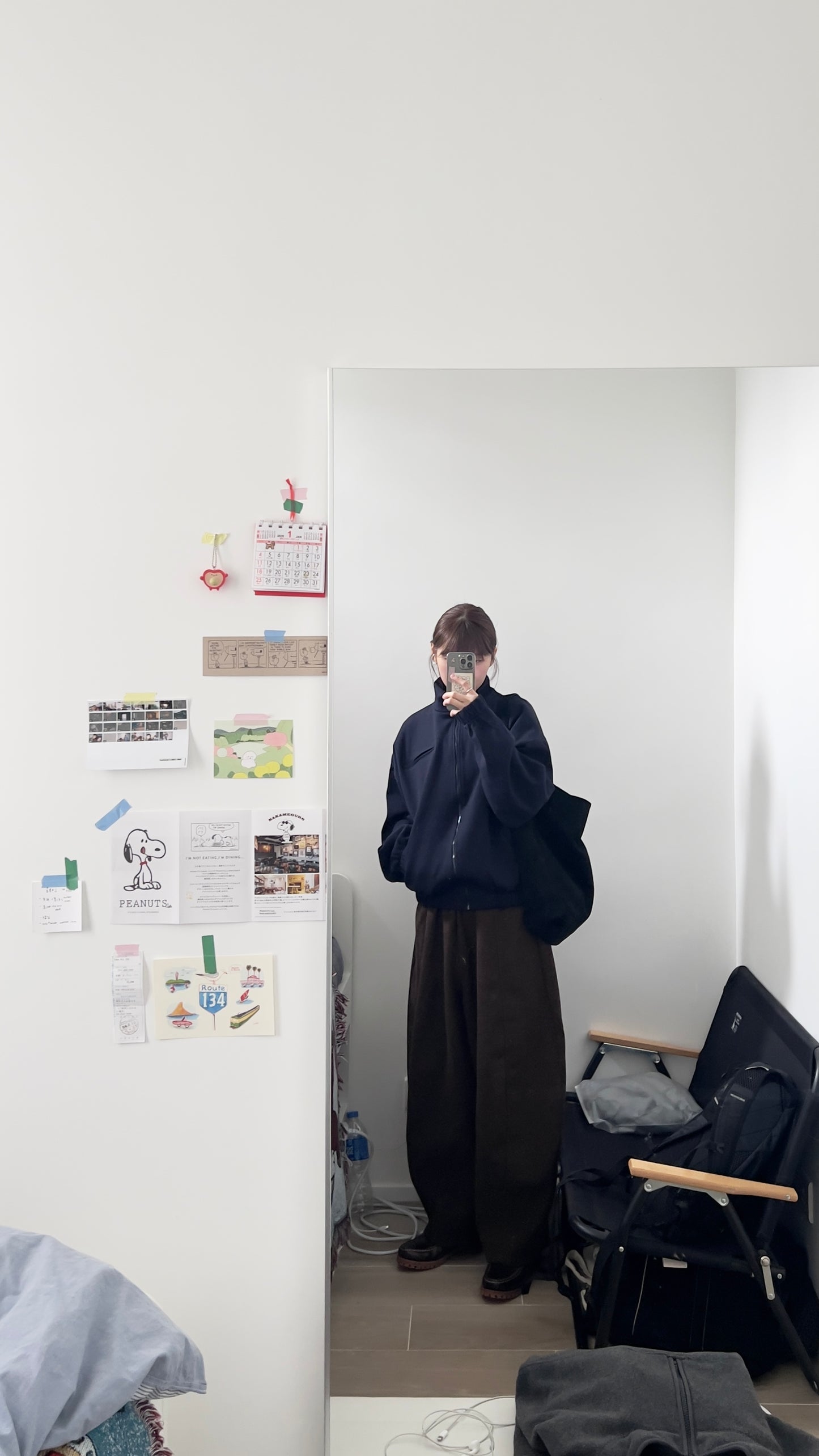 axel zip-up jacket in navy (pre-order)