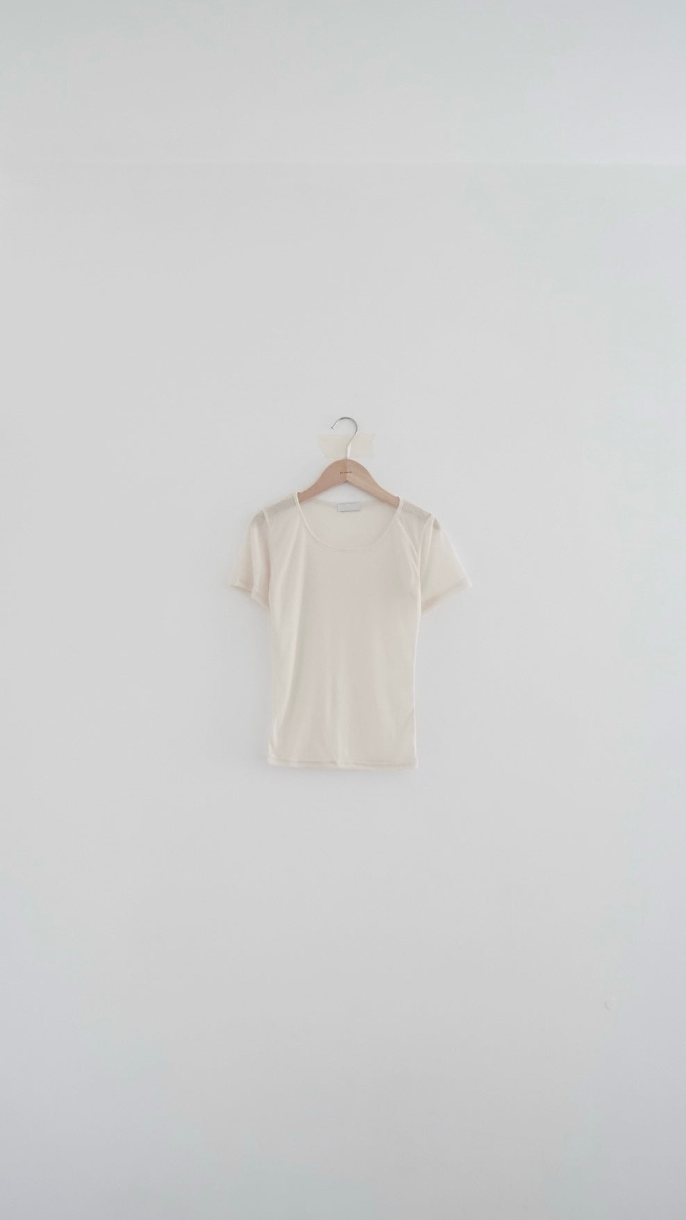soufflé sheer tee in light lemon (pre-order)