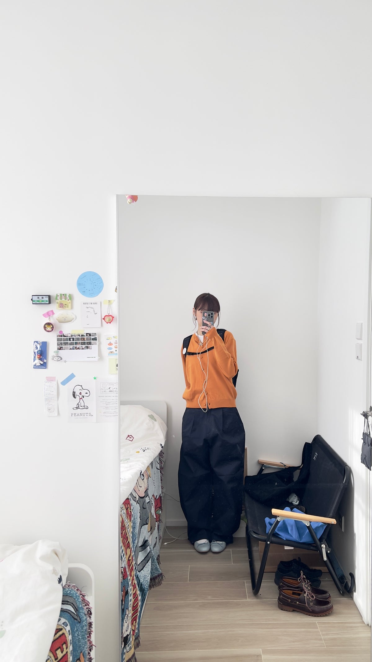 nero soft soft cardigan in orange (pre-order)