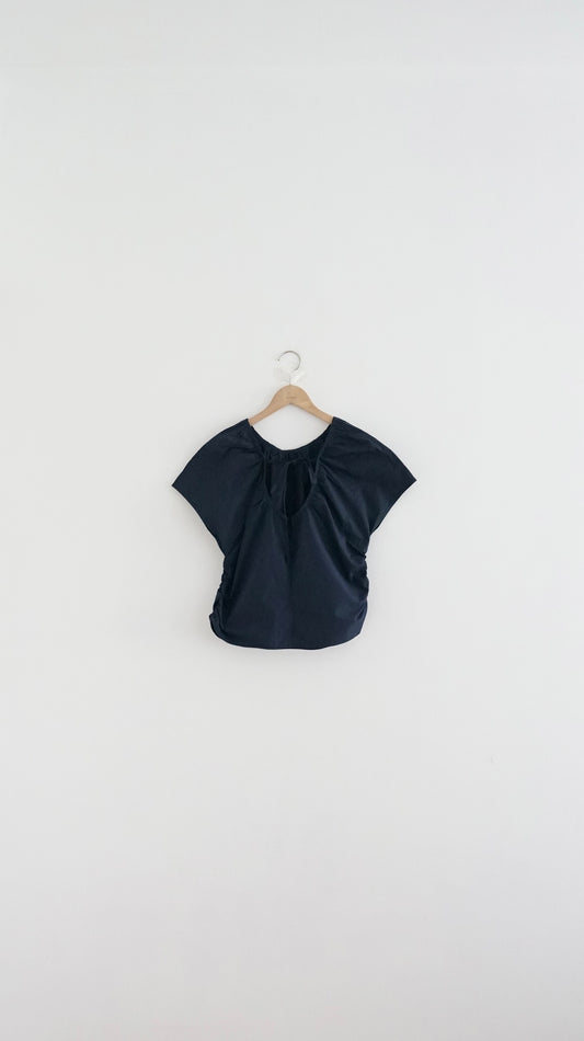 bubble shirt in navy