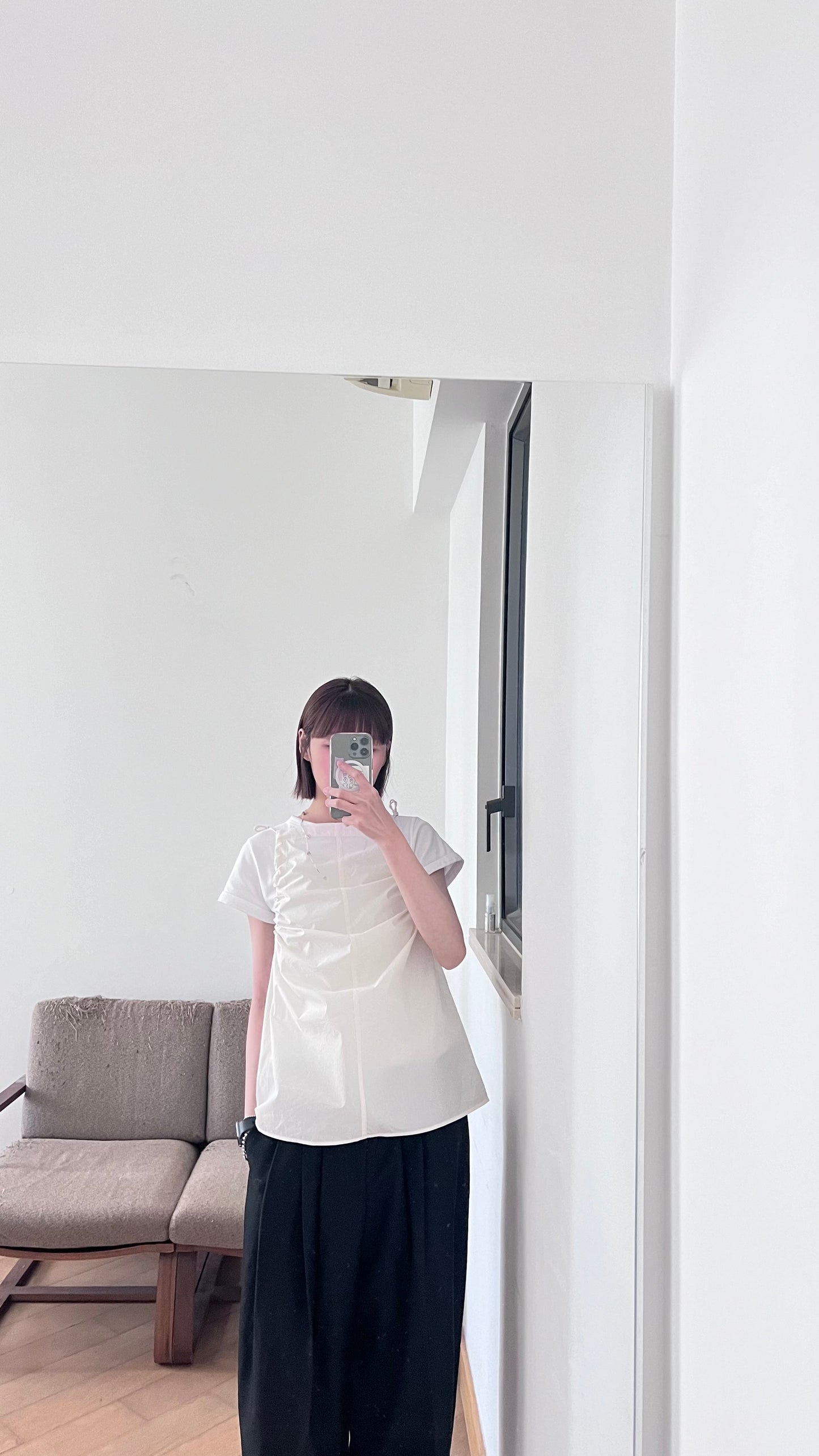 kelly high-end tank top in cream (pre-order)