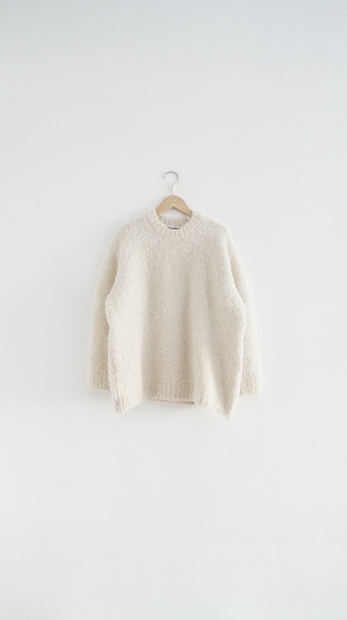 piano sweater in ivory ( pre-order )