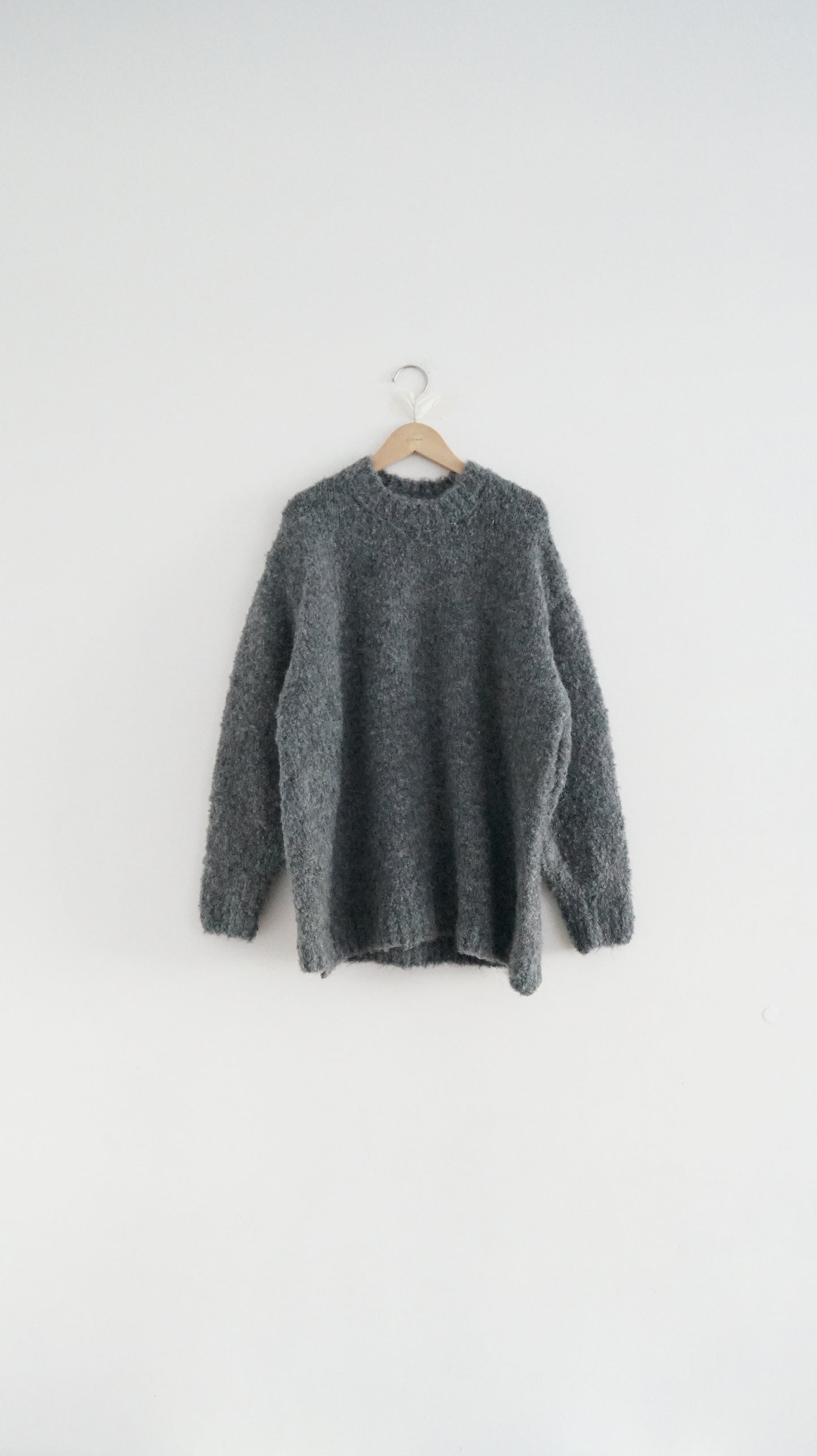 piano sweater in grey ( pre-order )