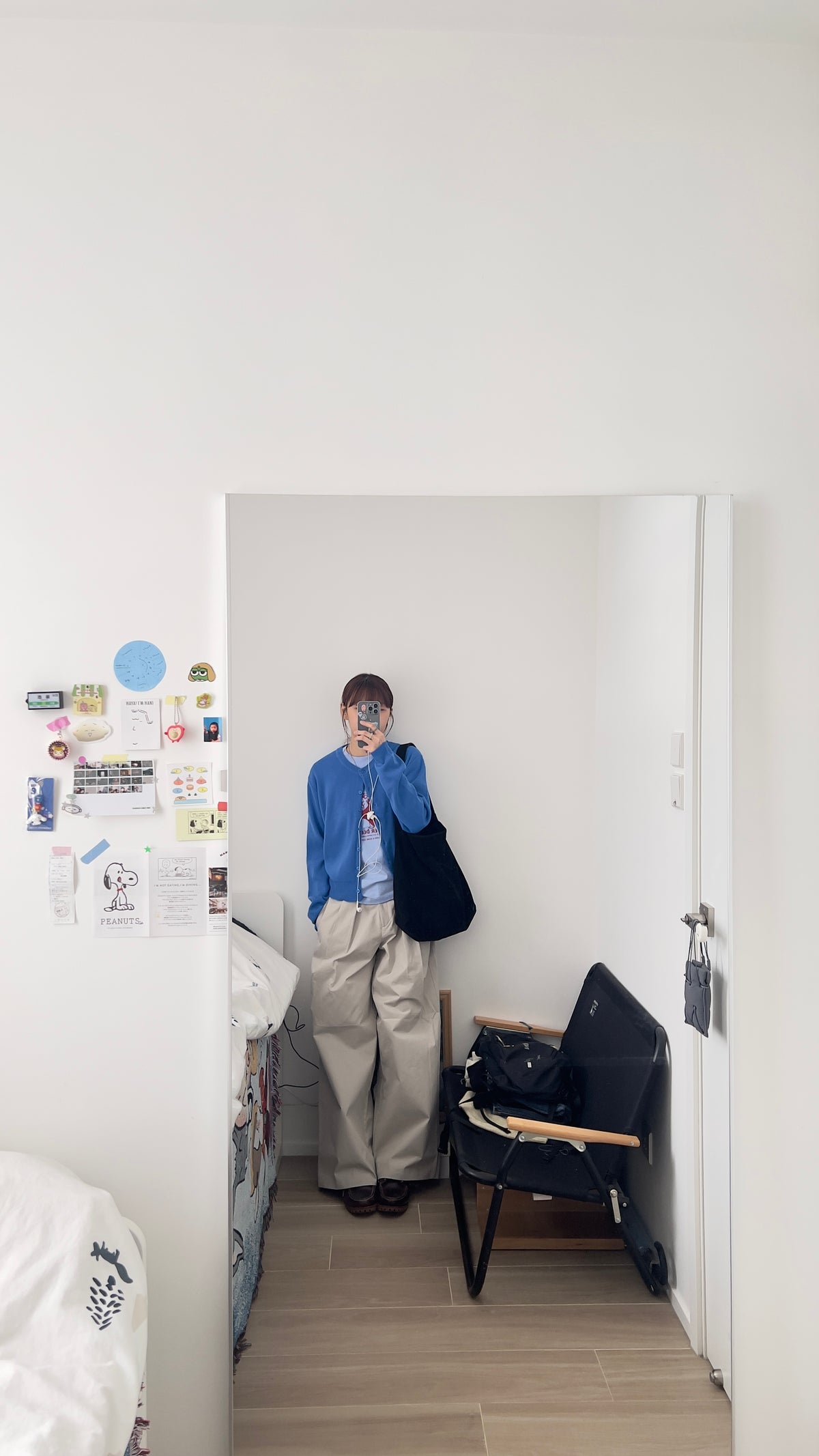 john clean-fit bear tee in blue (pre-order)