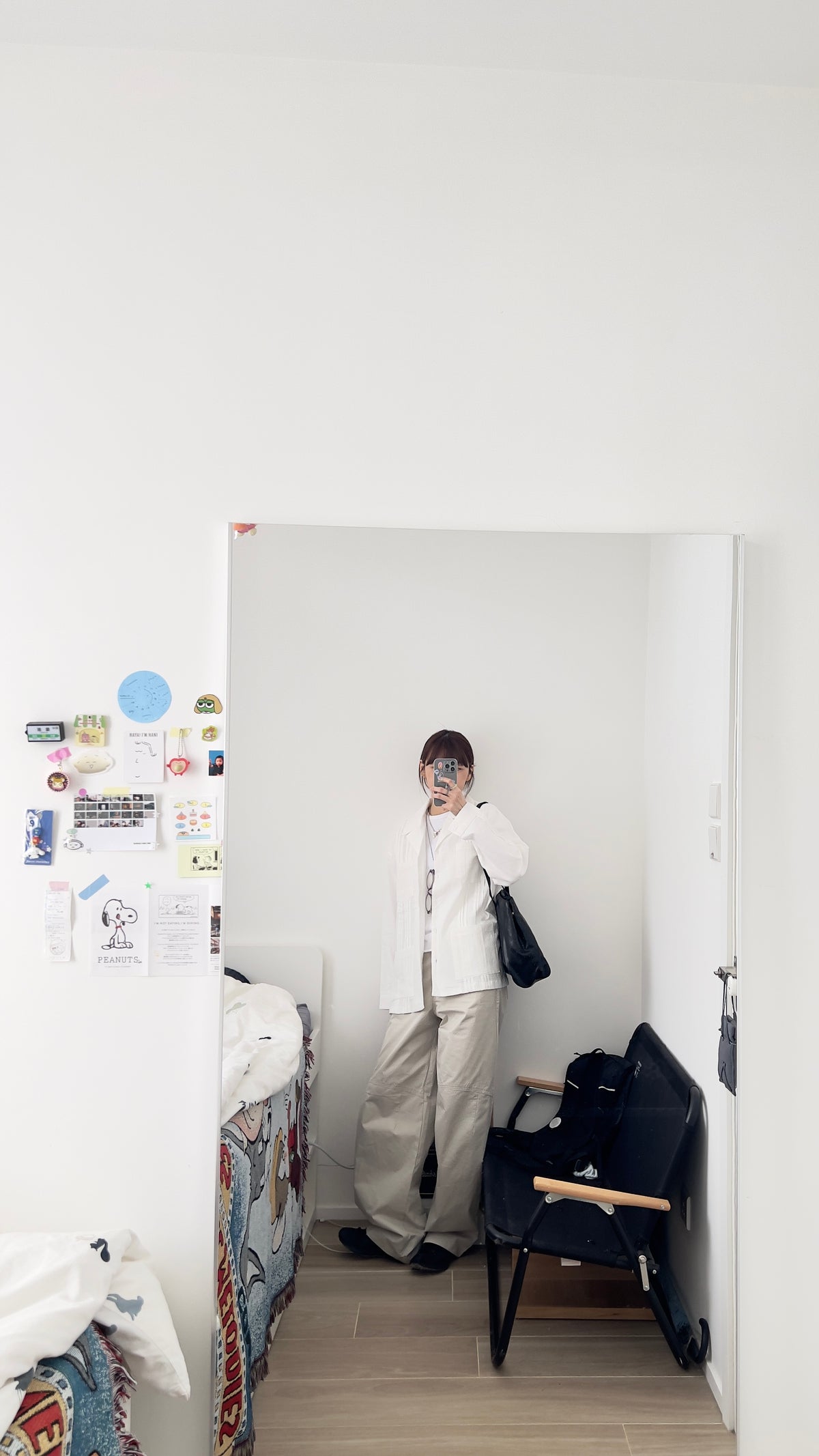 aster tailored linen jacket in white (pre-order)