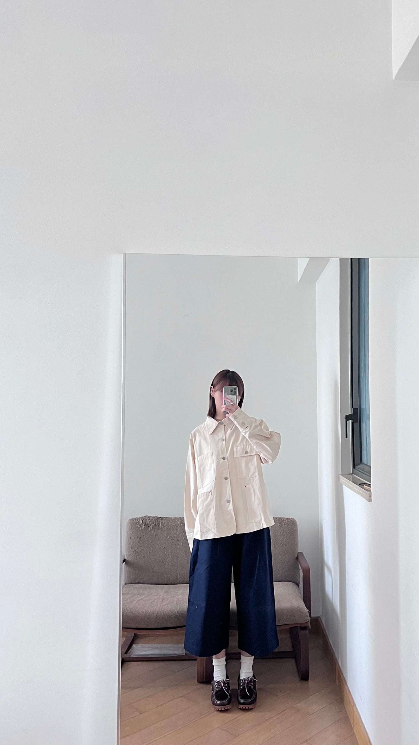 minimalist worker jacket