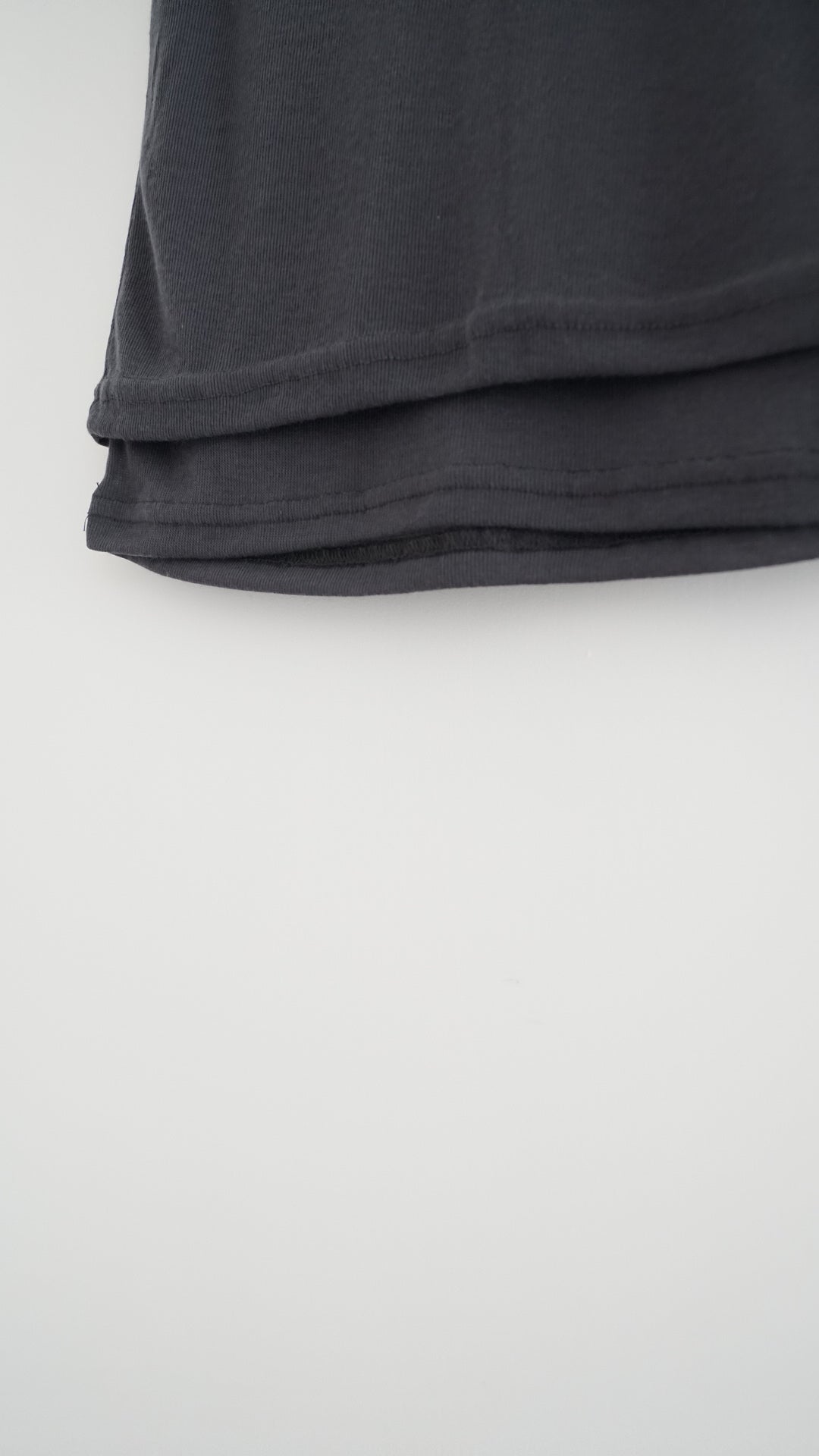 soufflé sheer tee in charcoal (pre-order)