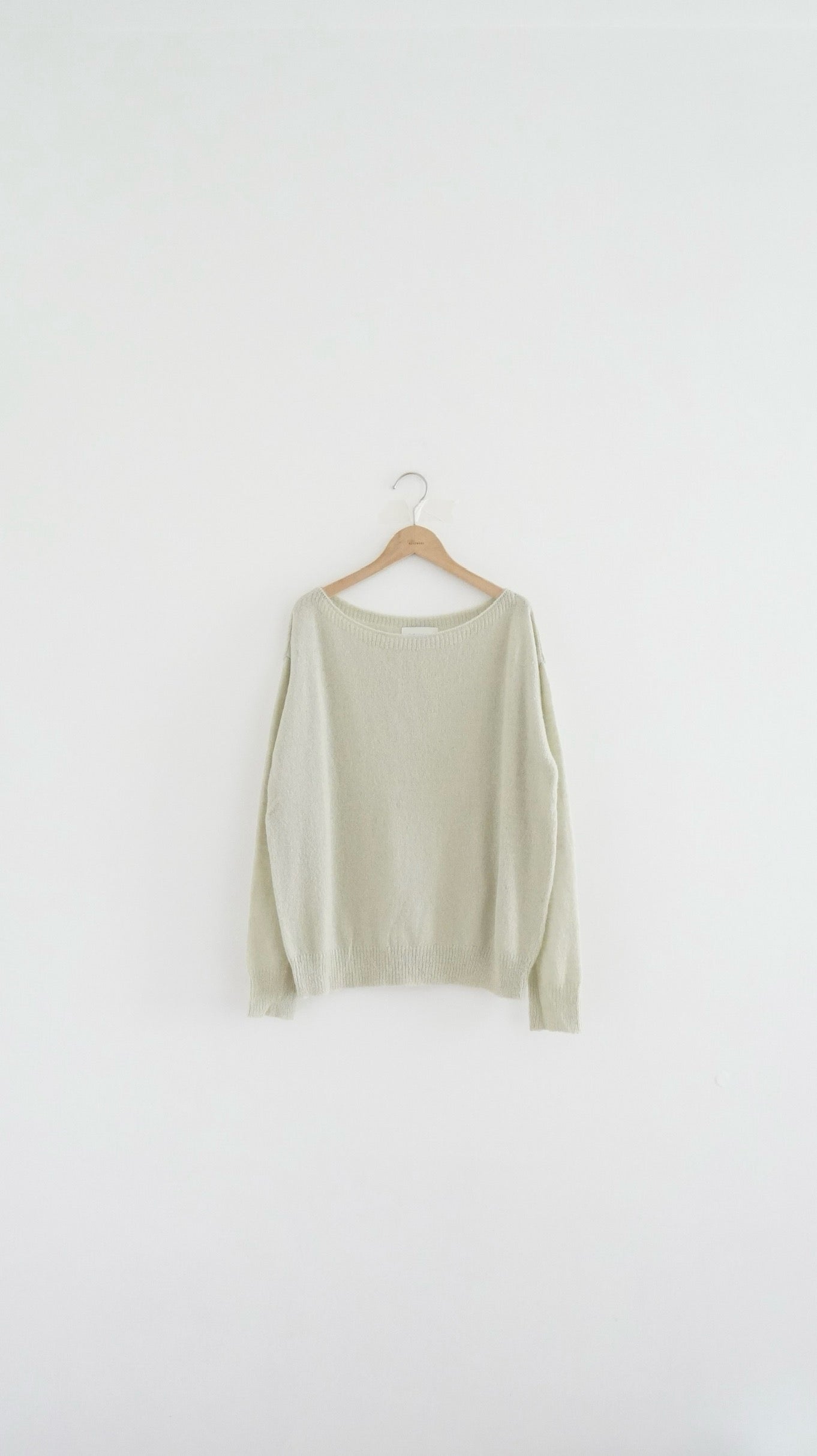 spring sheer sweater in avocado green