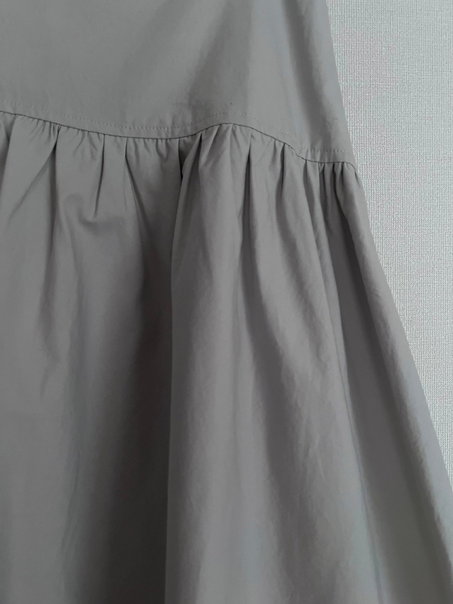 witt irregular shaped skirt in light grey