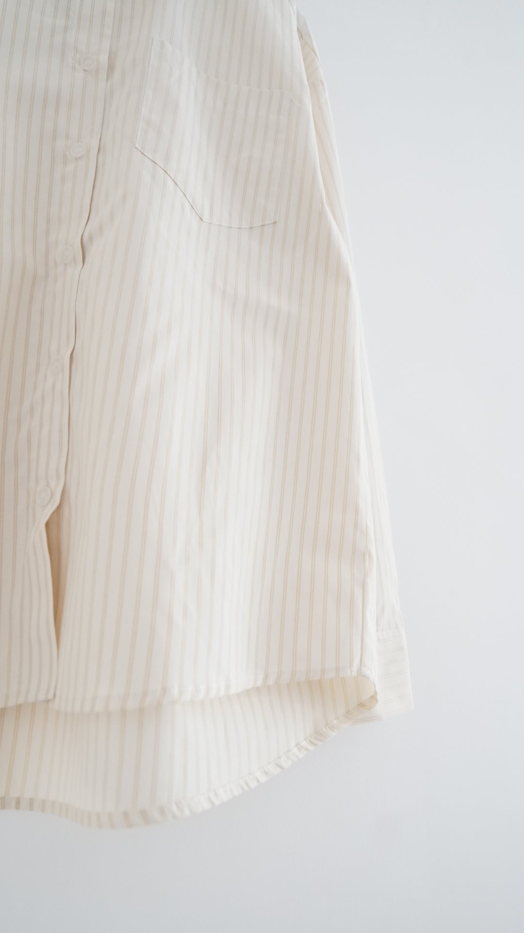 rei everyday striped shirt in butter (pre-order)