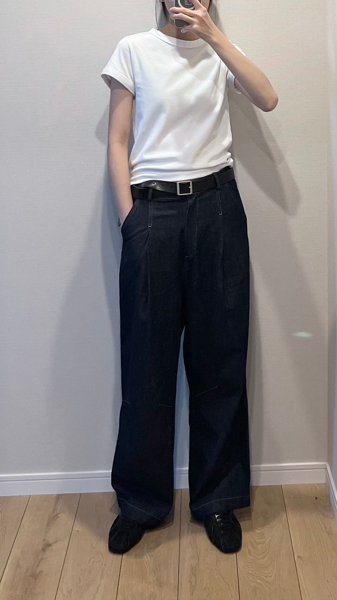 meeemorr classic denim pants