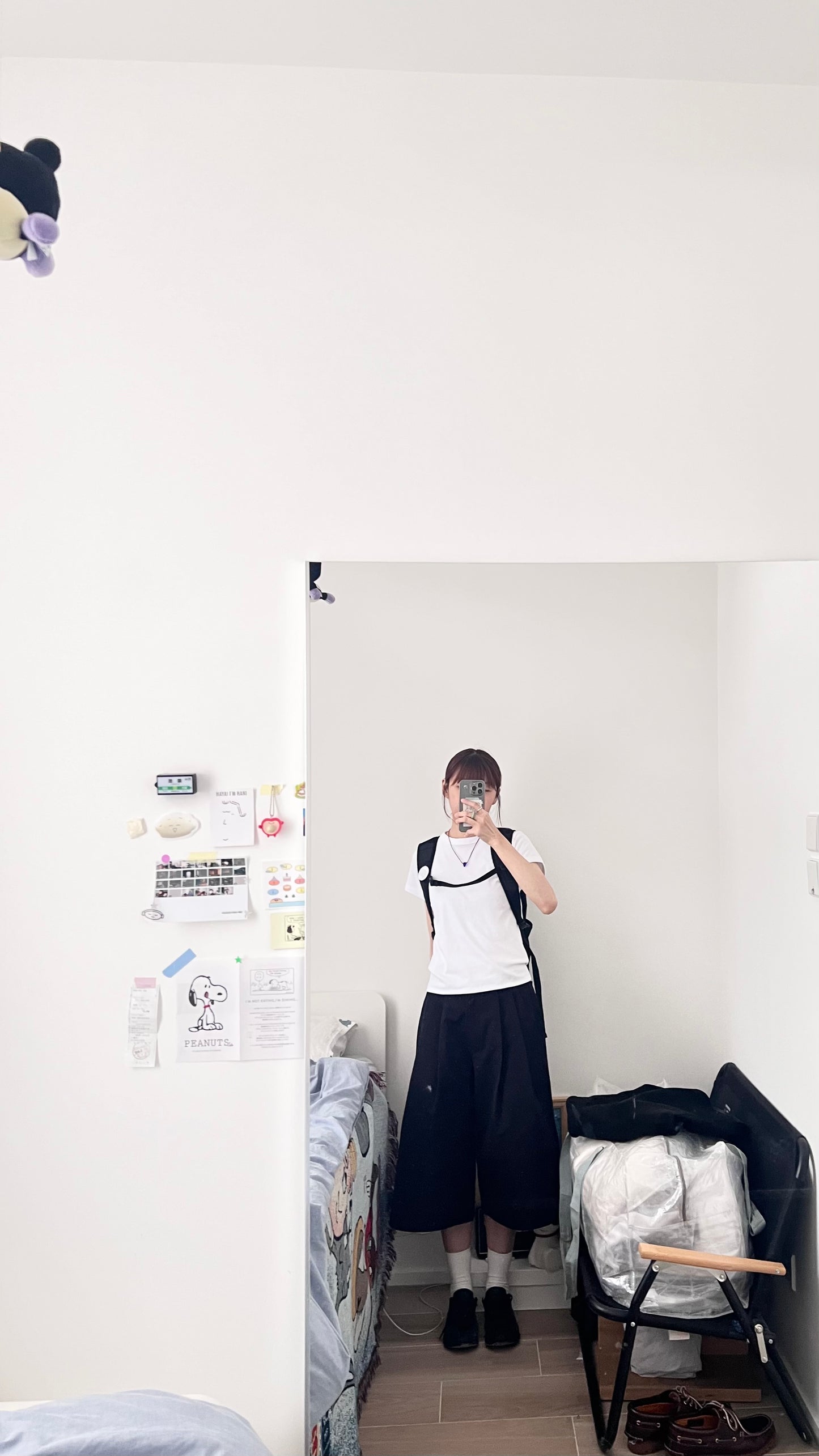 rei tailored pleated bermuda shorts in black (pre-order)