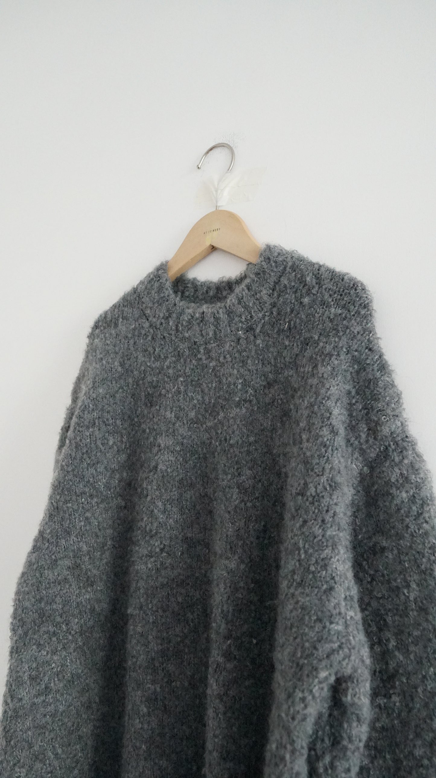 piano sweater in grey ( pre-order )