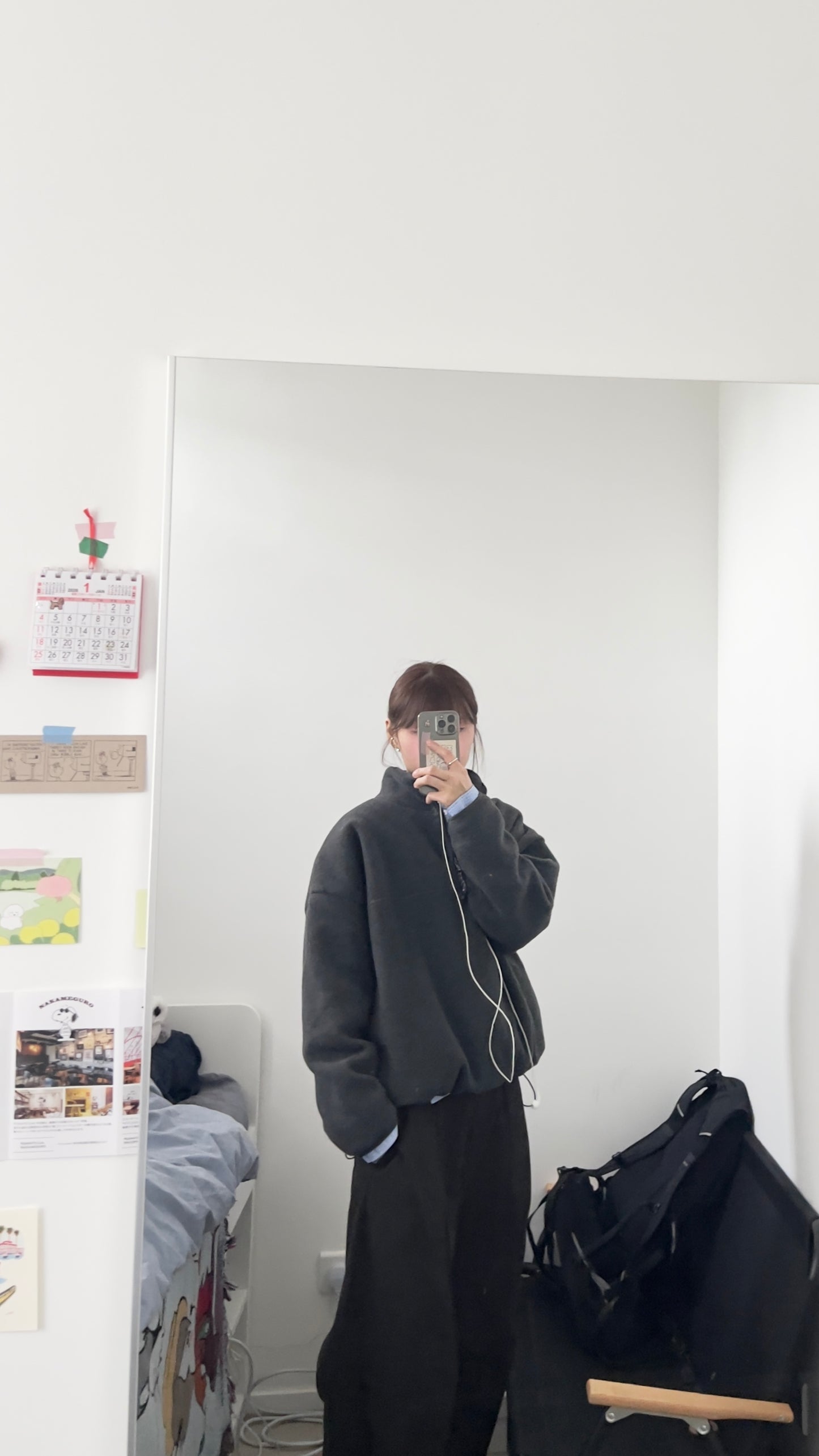 Victor tailored pants in charcoal (pre-order)