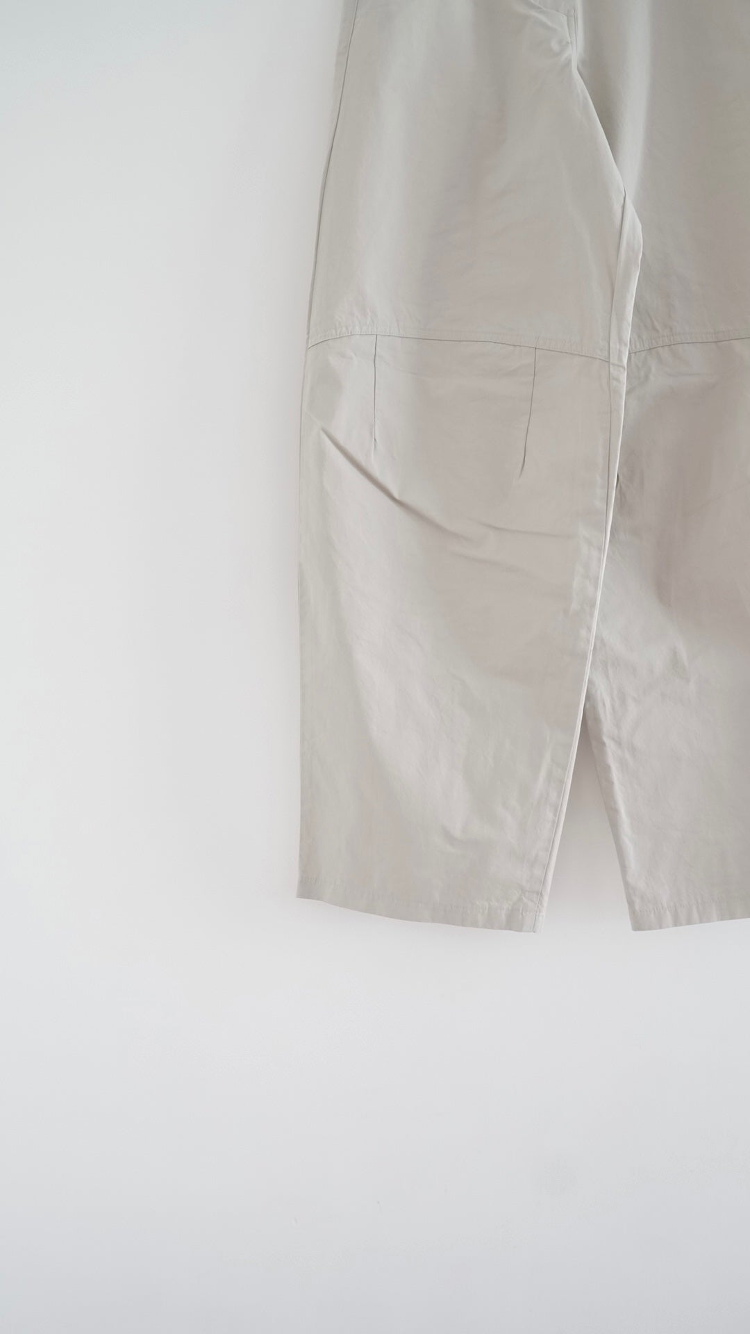 gemma barrel-leg pants in beige (pre-order)