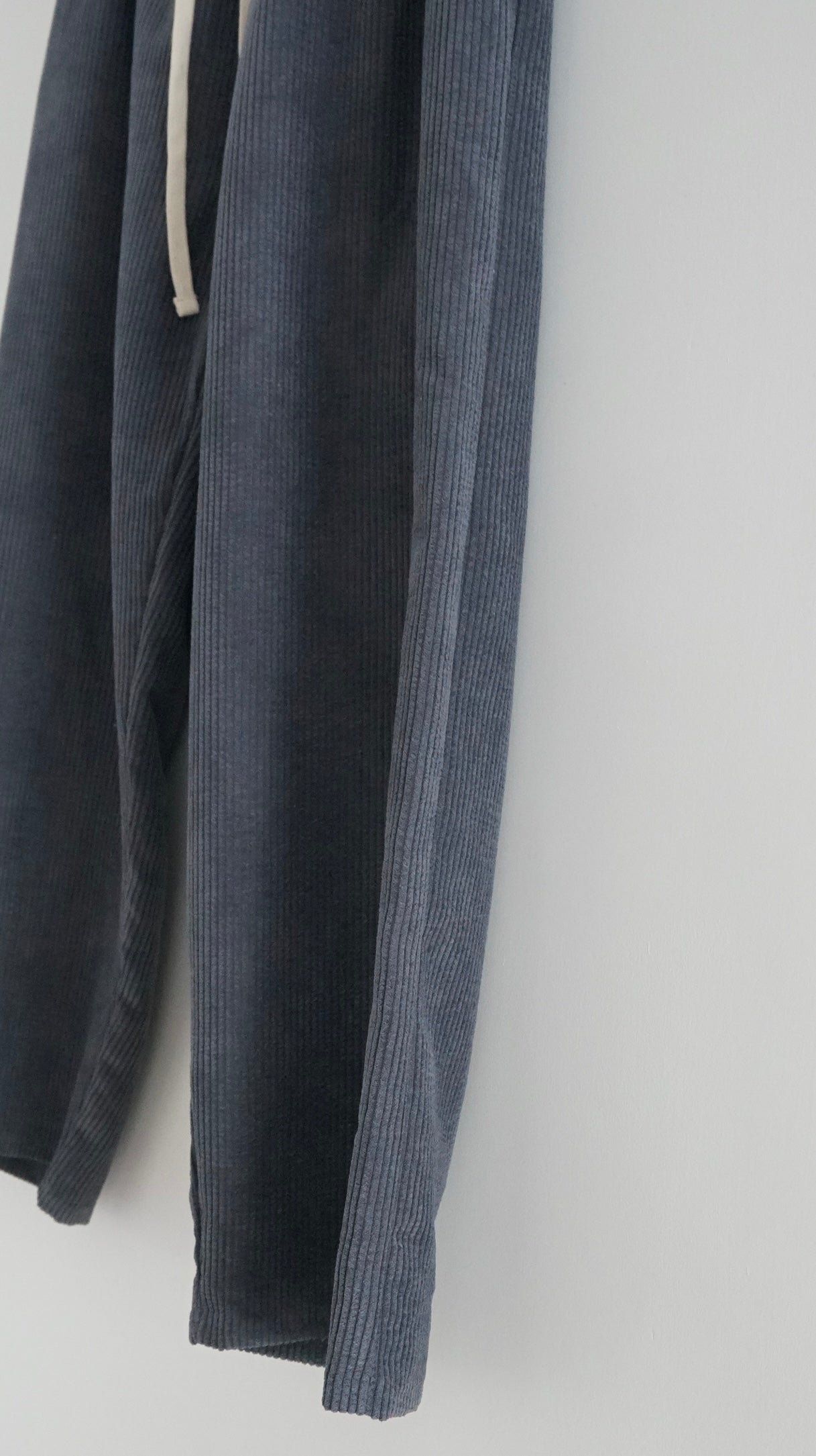 cozy corduroy wide pants in yale blue ( pre-order )