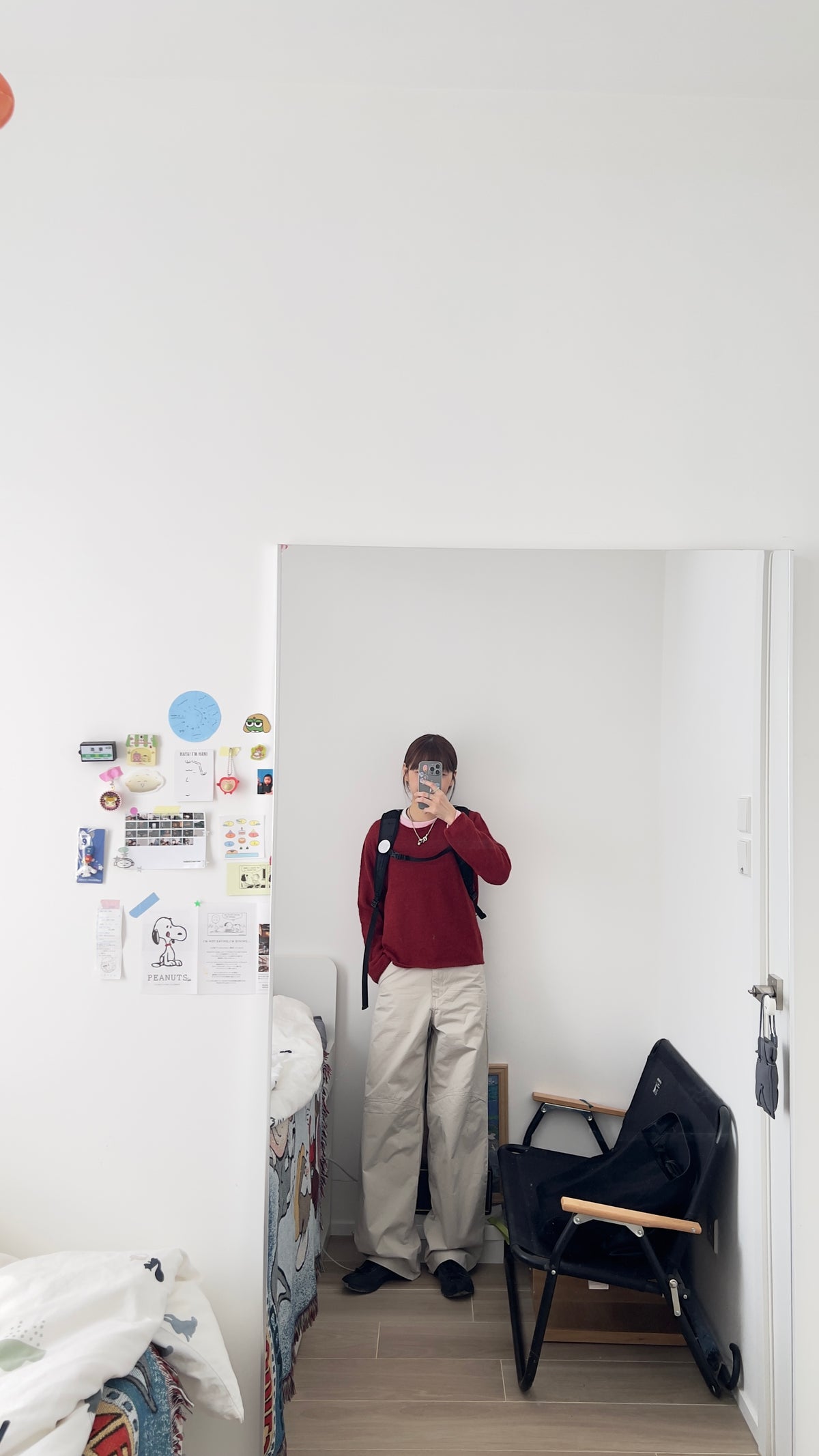 piano sweater in red (pre-order)