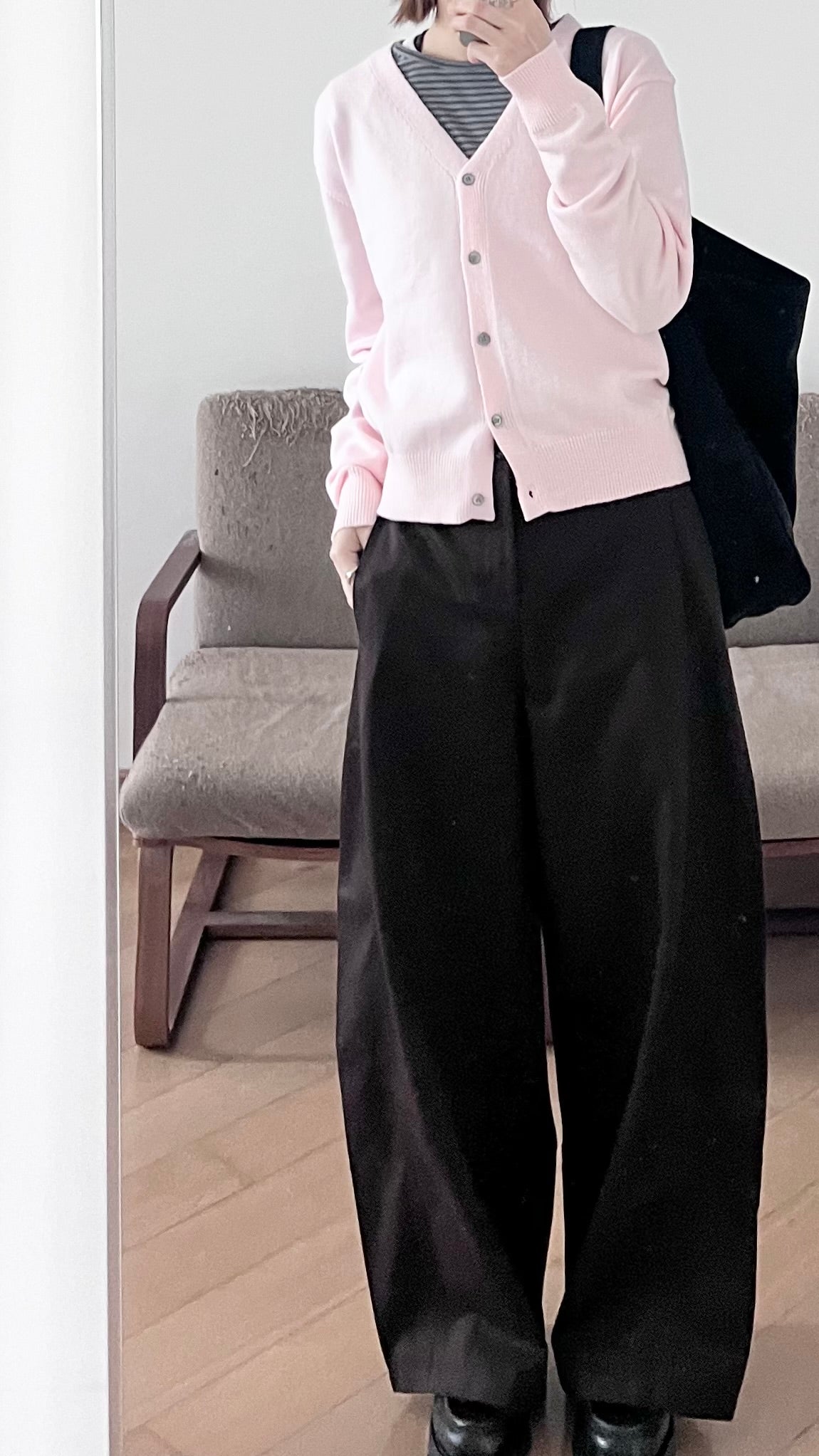 made-to-order ❇️ sculpted cocoon pants in brown (pre-order)
