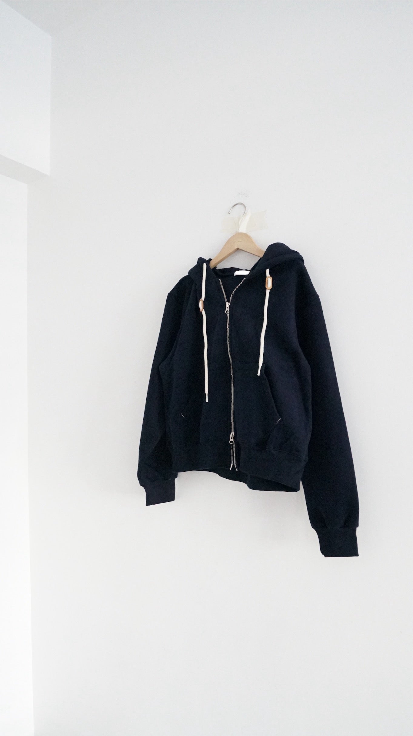 2way zipper hoodies jacket in navy (pre-order)