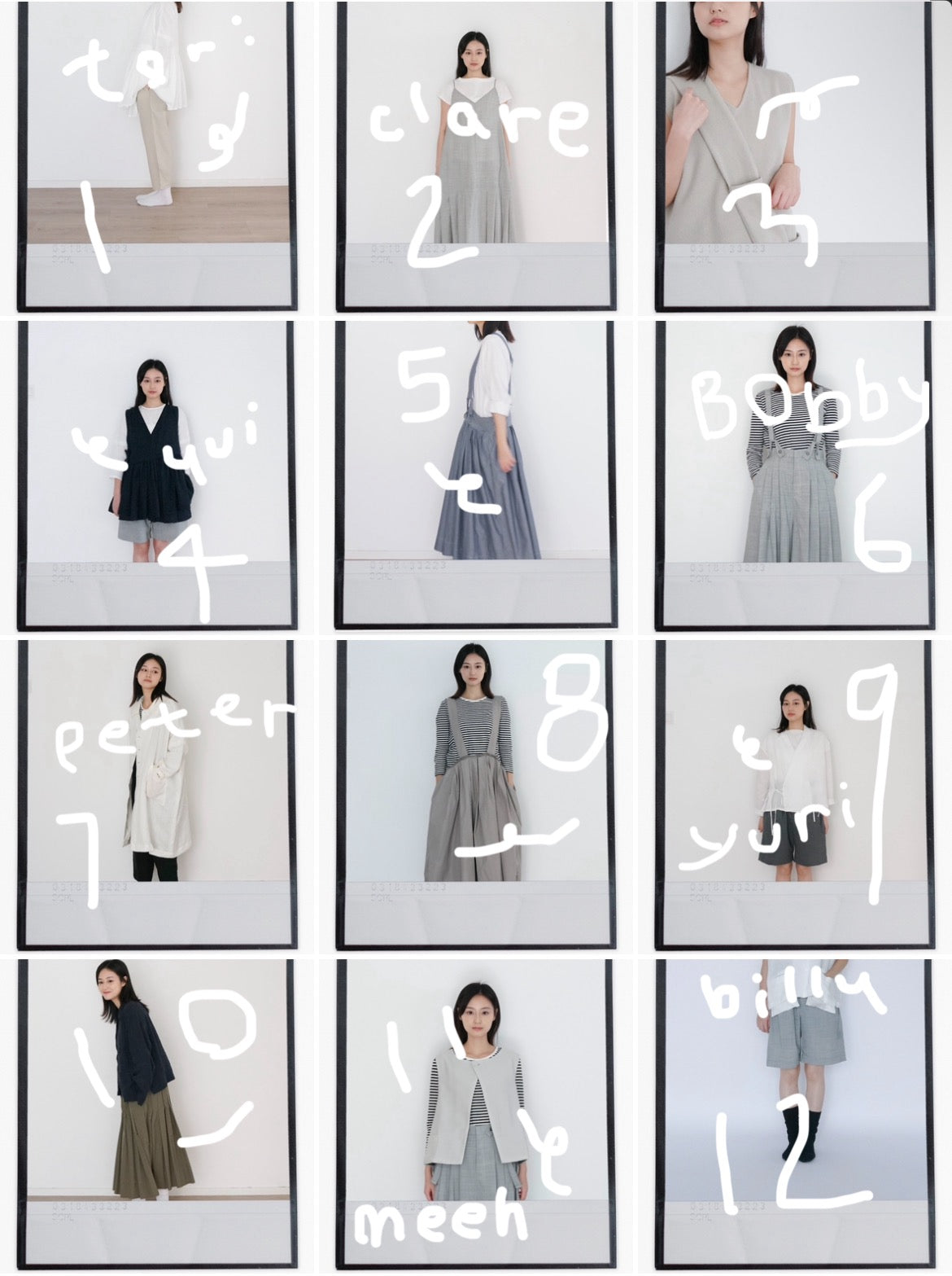 ⭐️ meeemorr archive bag ( 4 pieces)