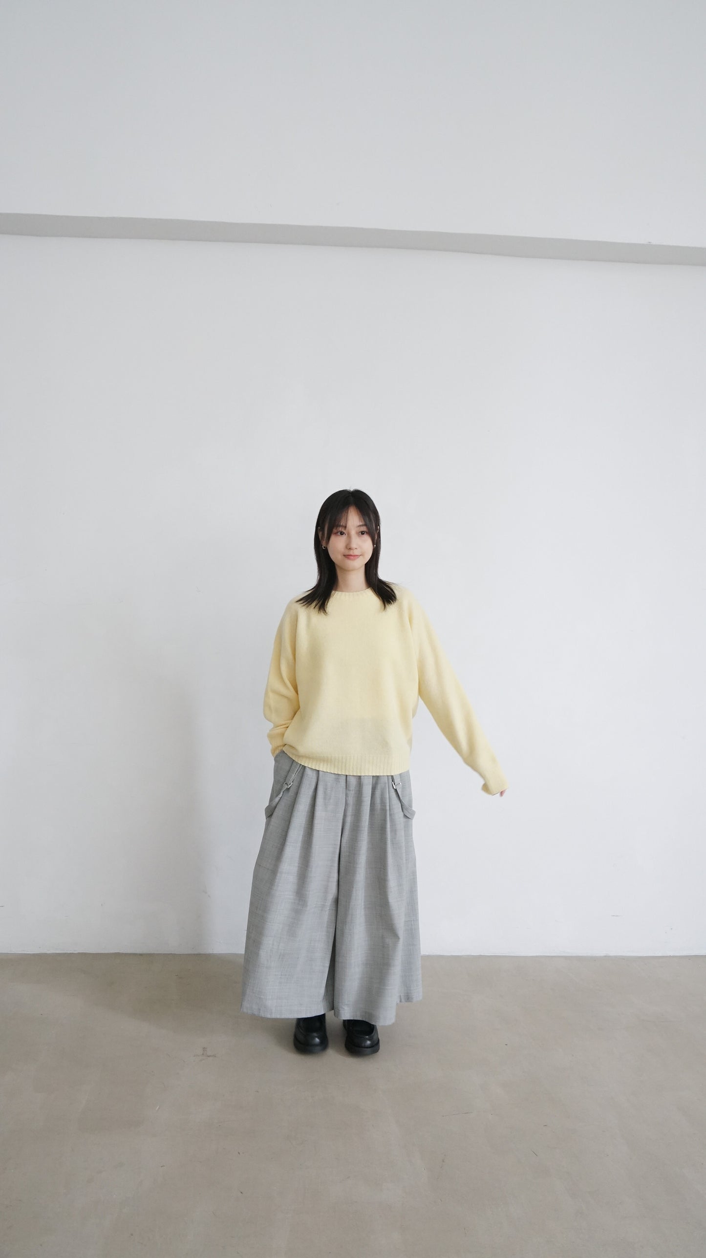 classic wool sweater in lemon ( pre-order )