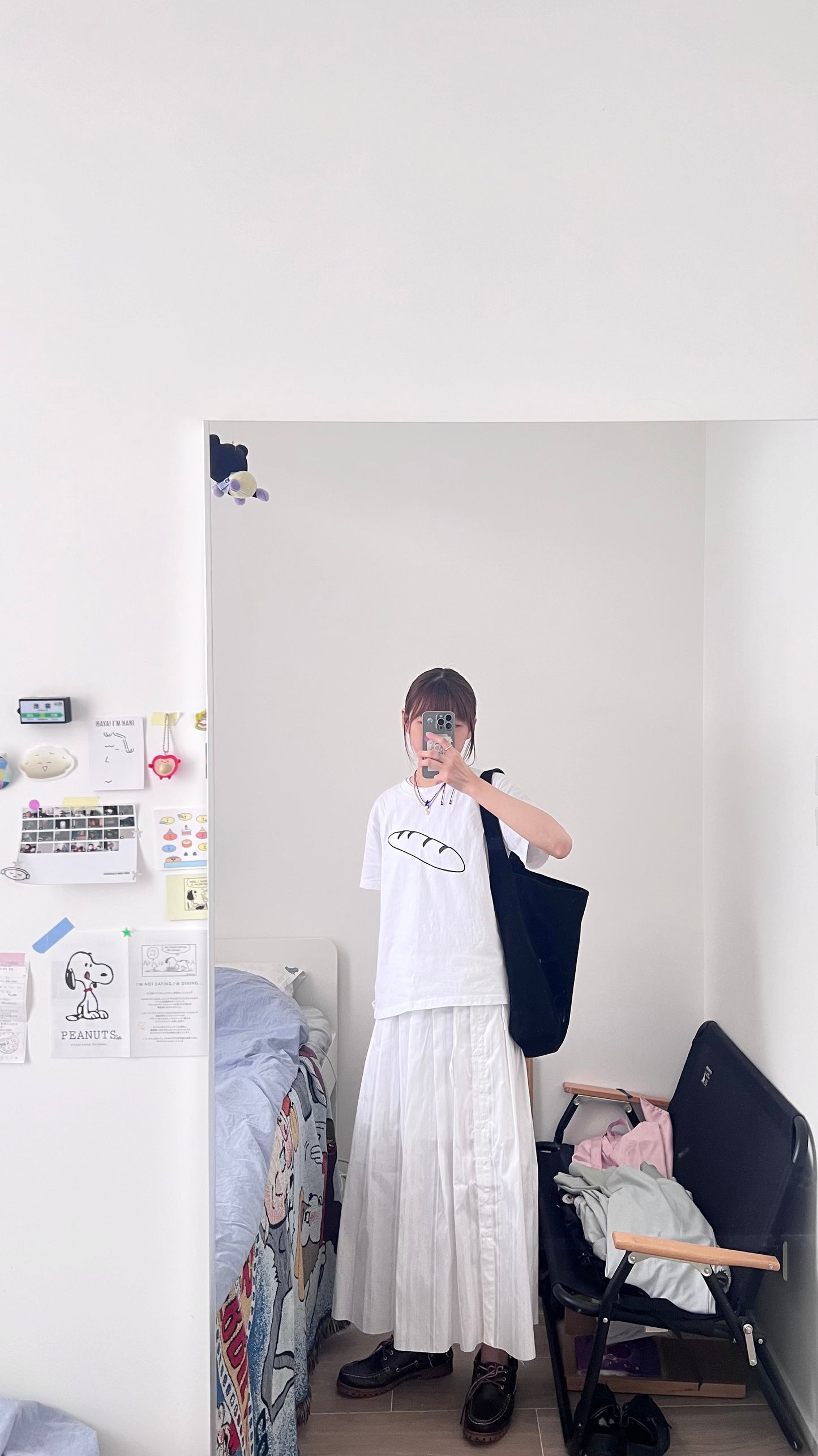 atelier waist pleated maxi skirt in white (pre-order)