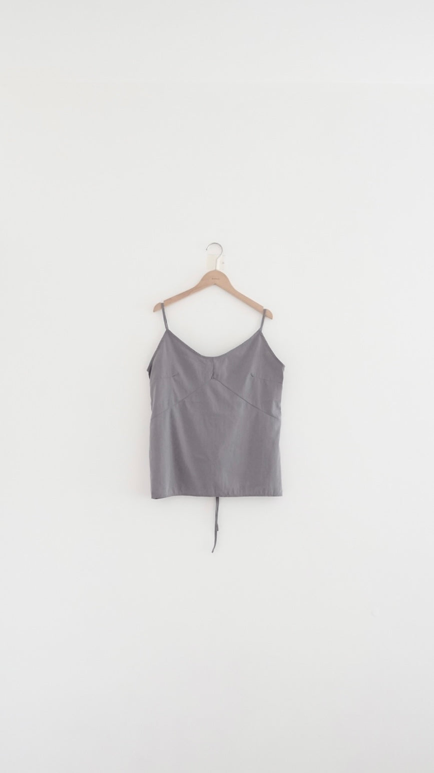 elara a-line camisole in charcoal (pre-order)