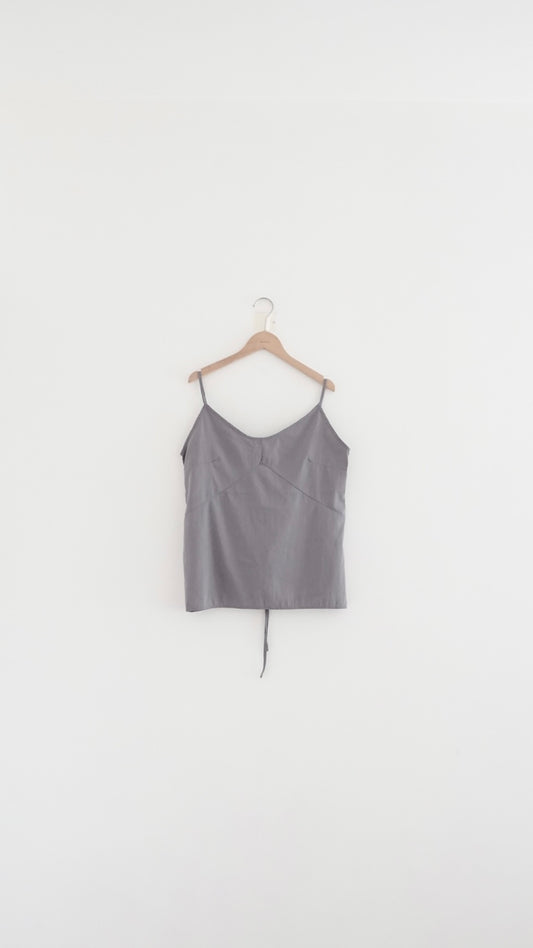 elara a-line camisole in charcoal (pre-order)