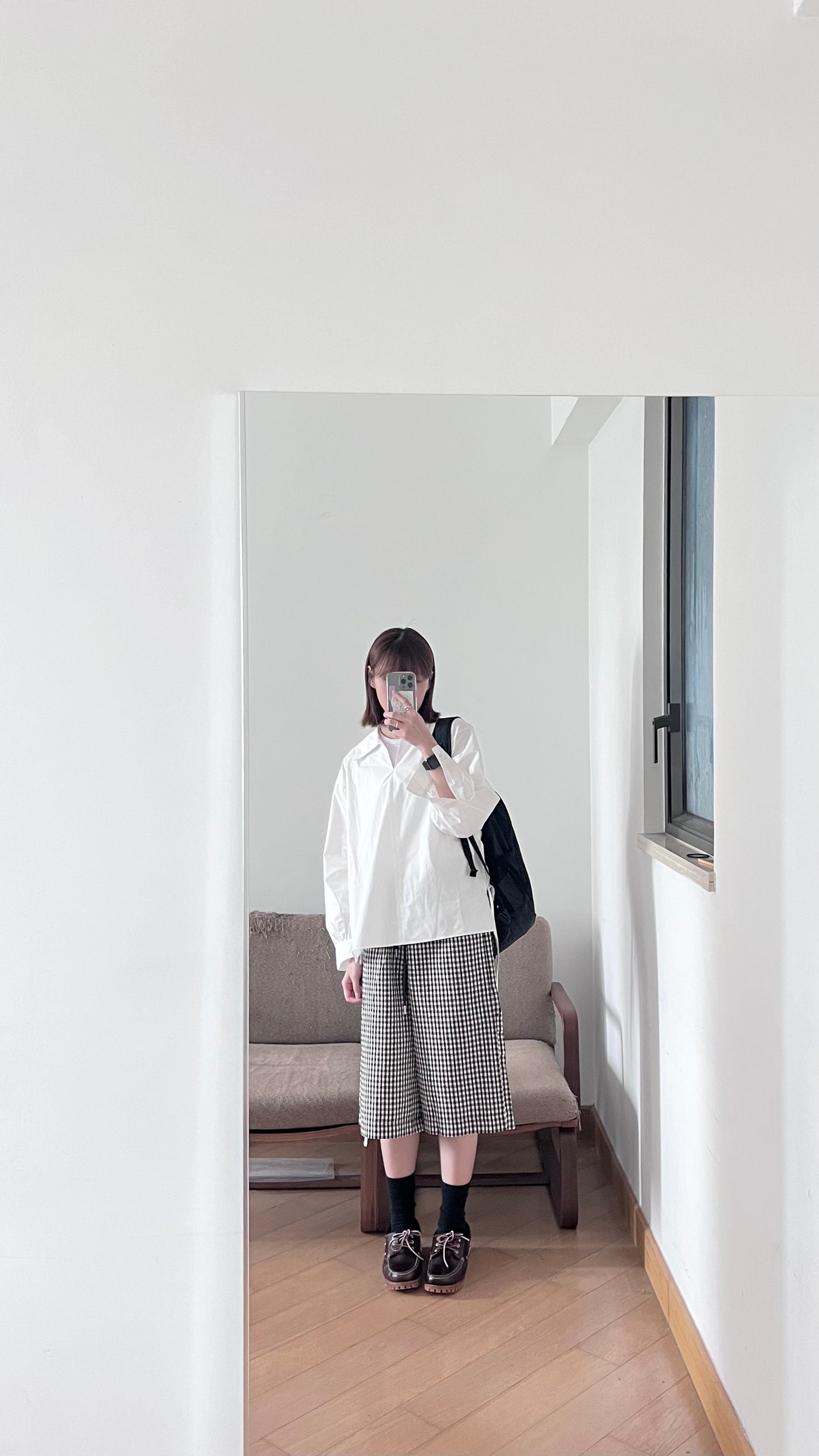 checked pants