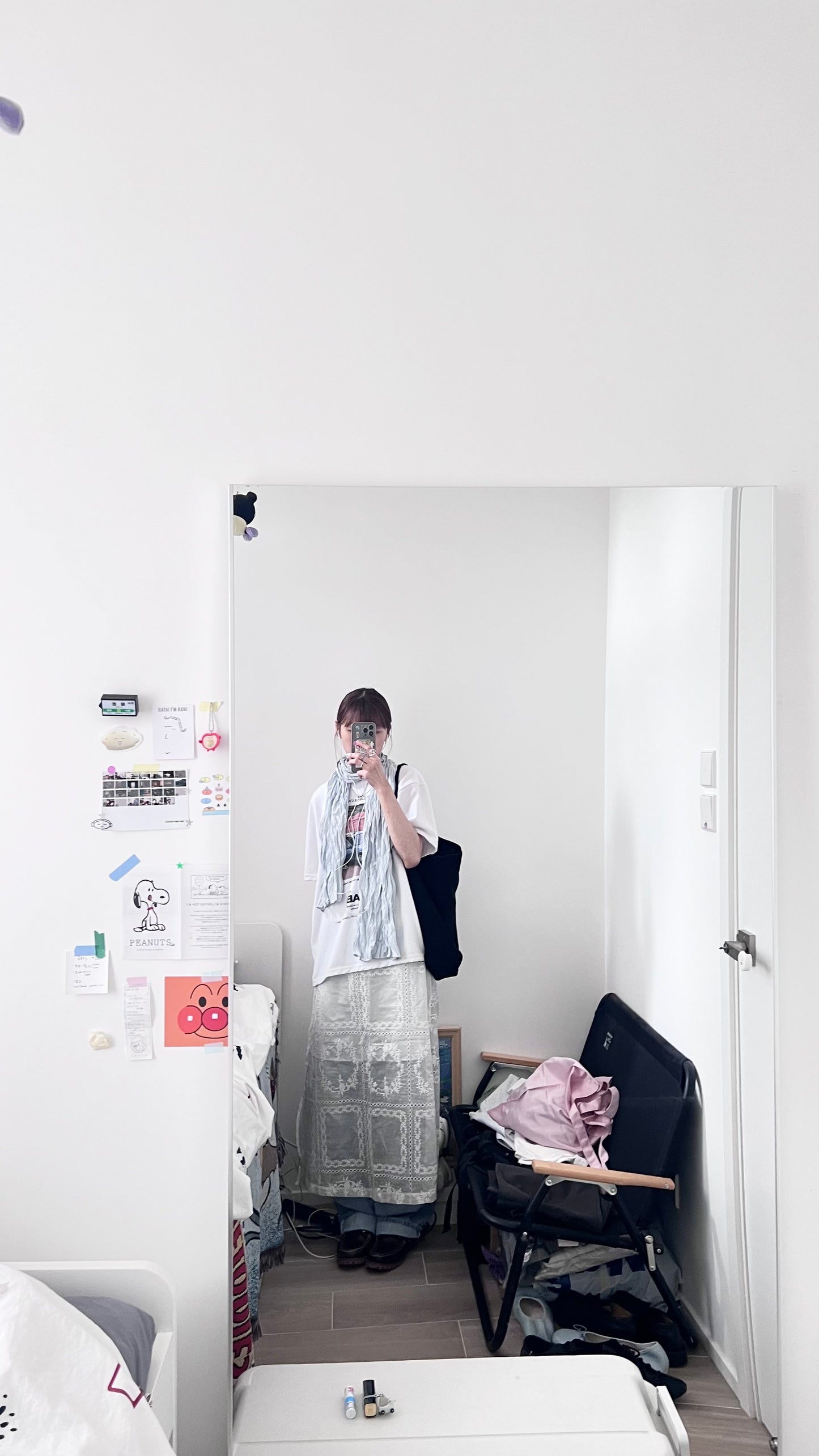 saab gender-free tee in white (pre-order)