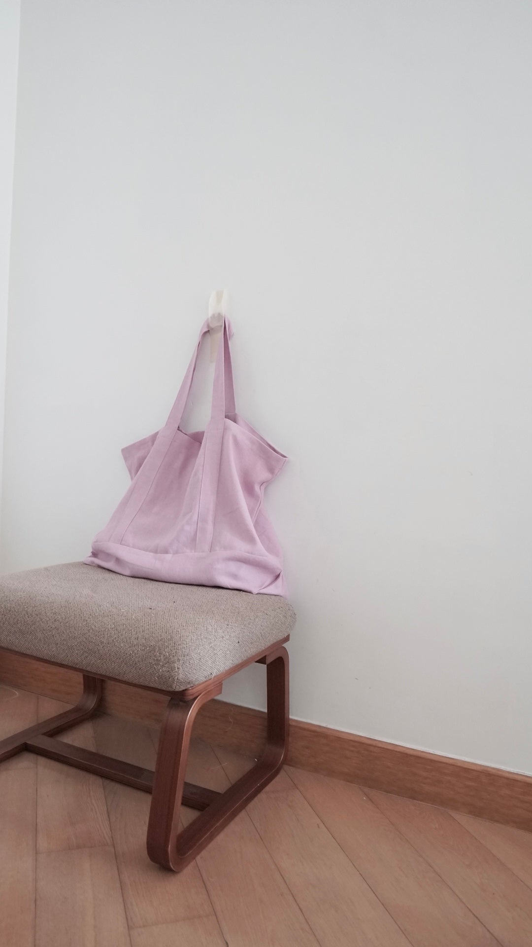 windy tote bag in dusty purple pink (pre-order)