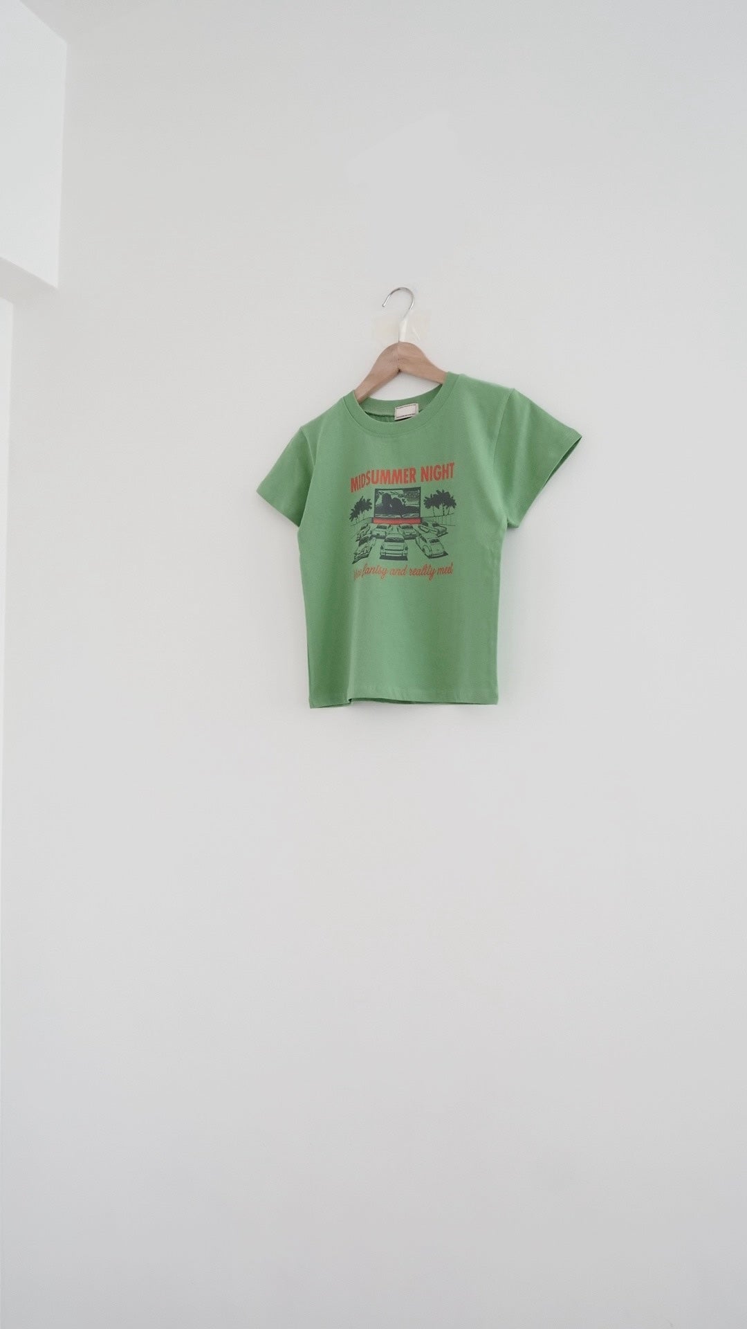 summer skinny tee in green (pre-order)