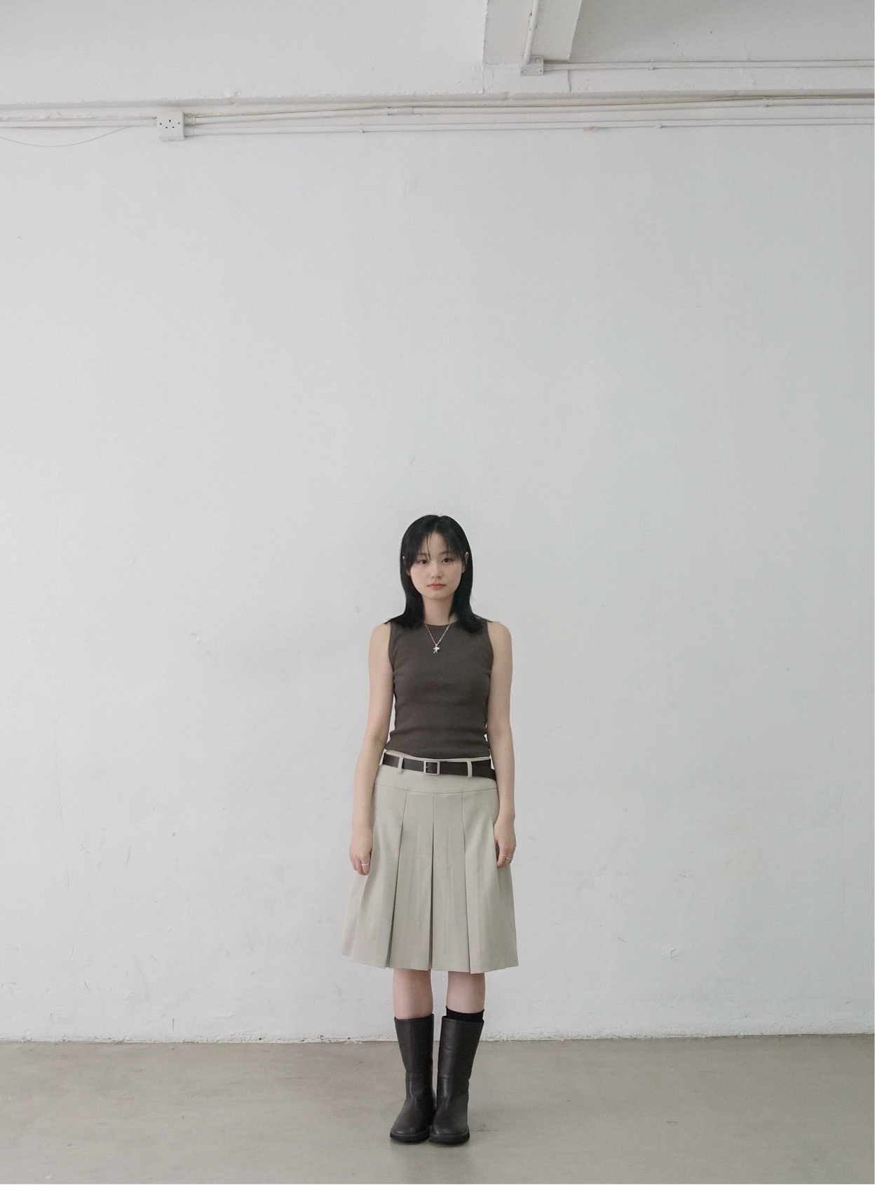 basic tank top in dark walnut (pre-order)