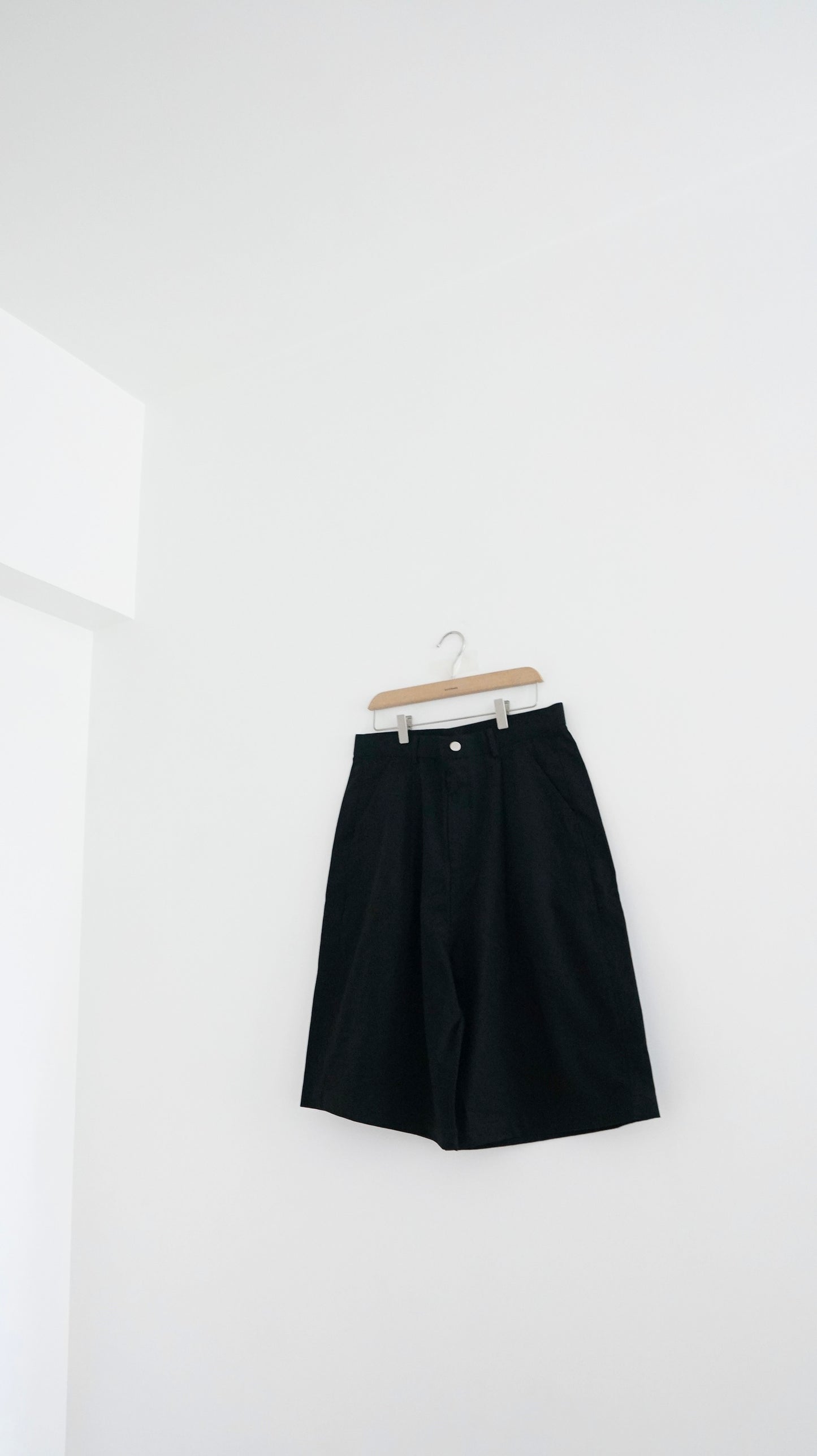 bermuda shorts in black