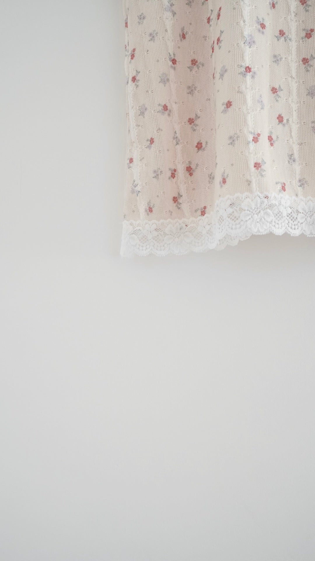 retro french lace floral dress top in yellow (pre-order)