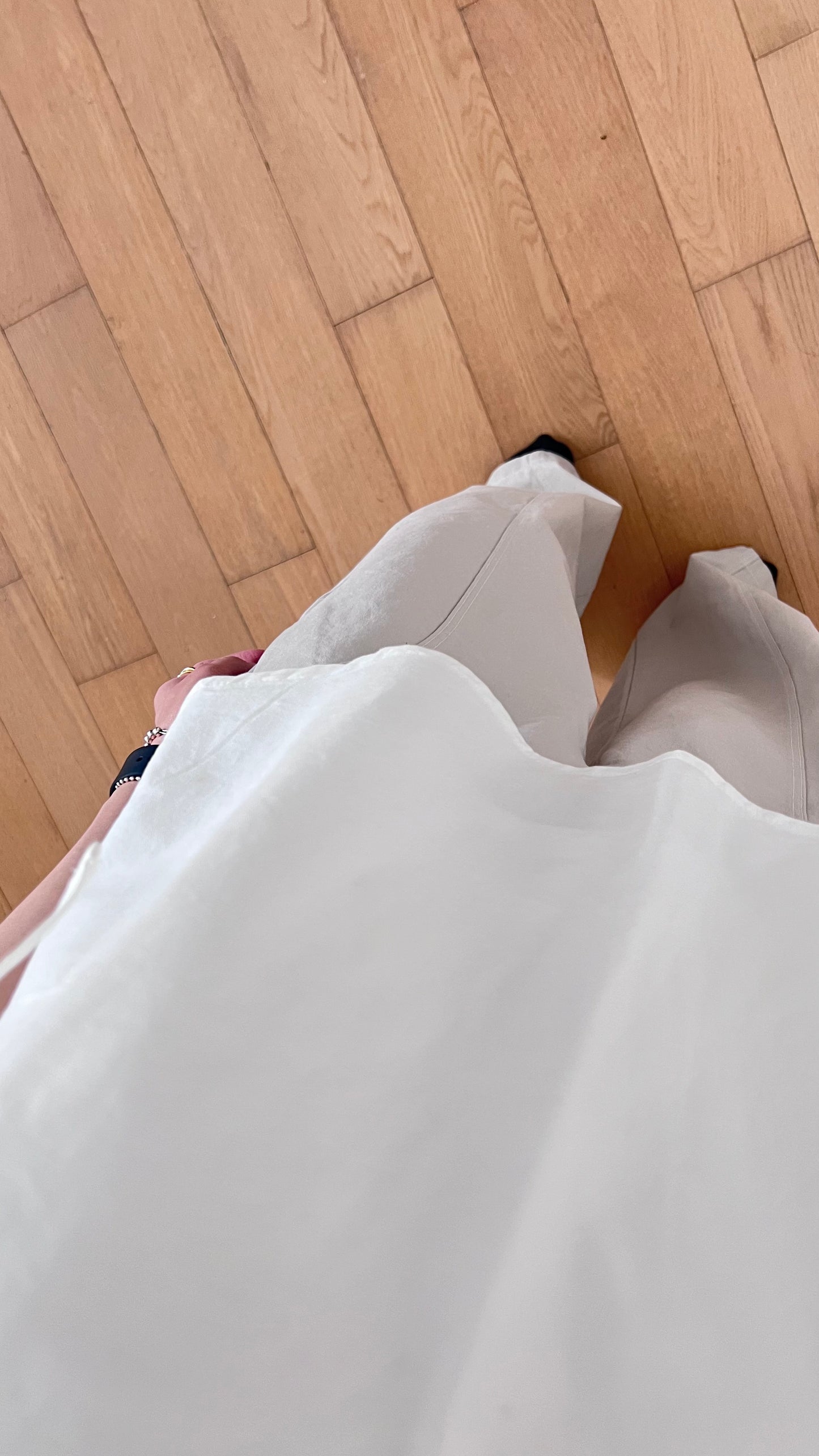 minimalist halter neck top in white