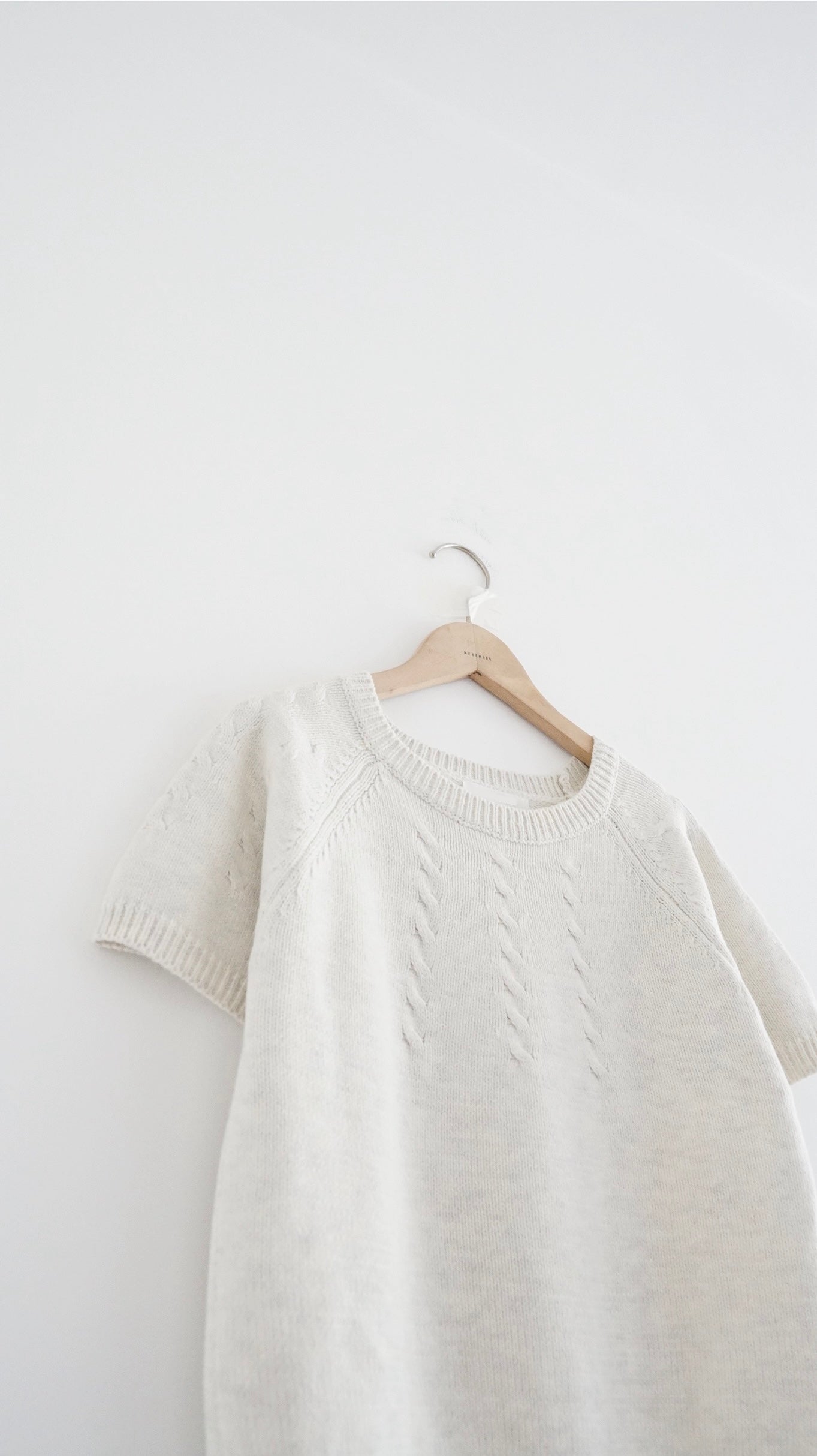vintage sweater in ivory