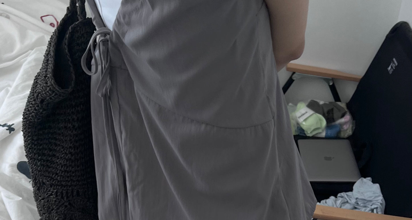 elara a-line camisole in charcoal (pre-order)