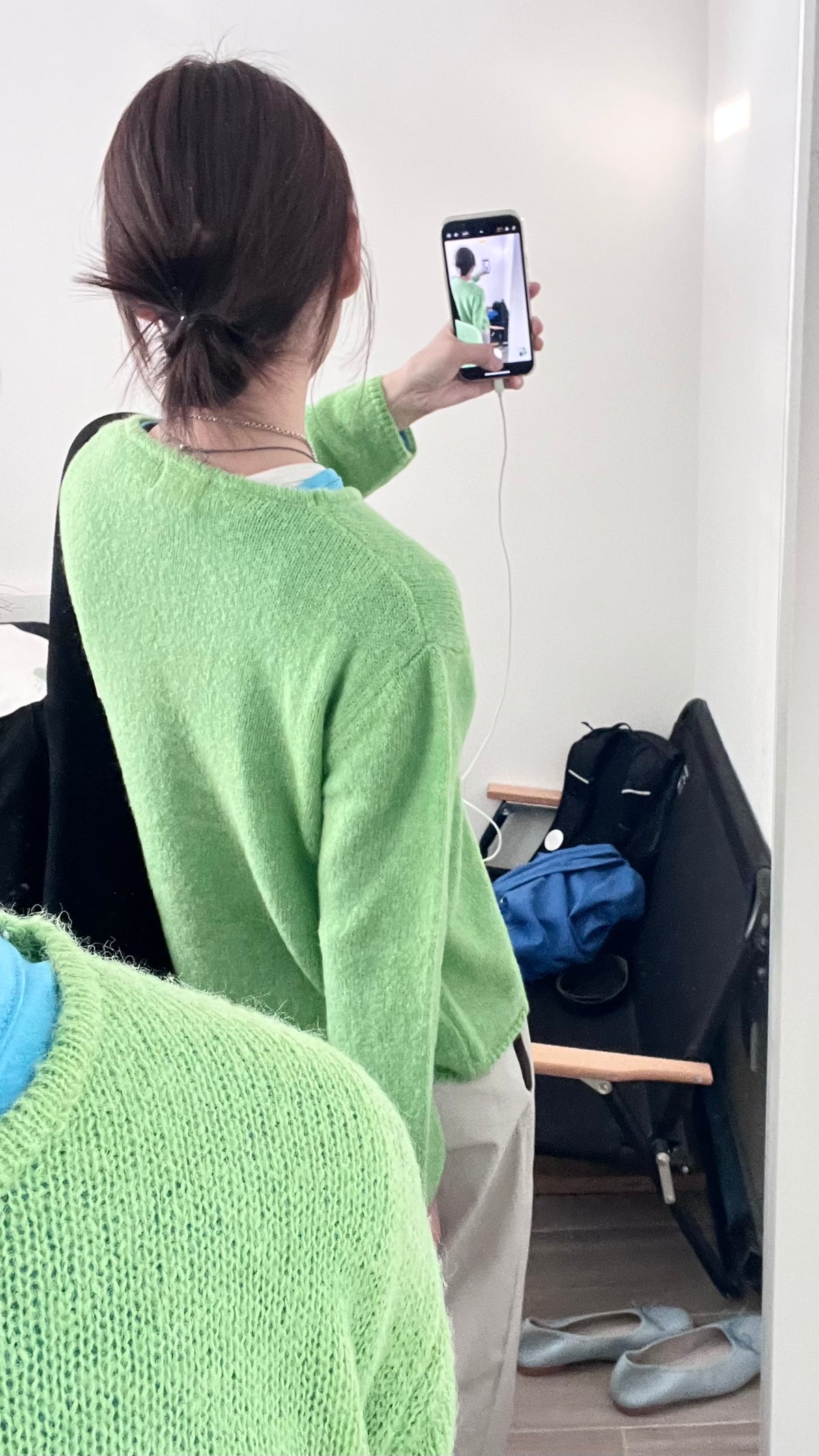 piano sweater in green (pre-order)