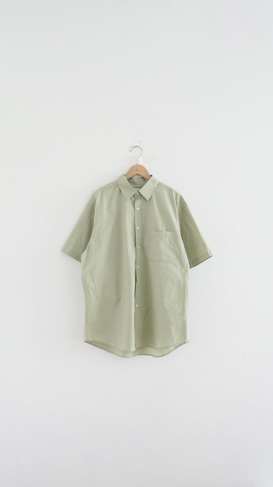 loose short sleeve shirt in sage