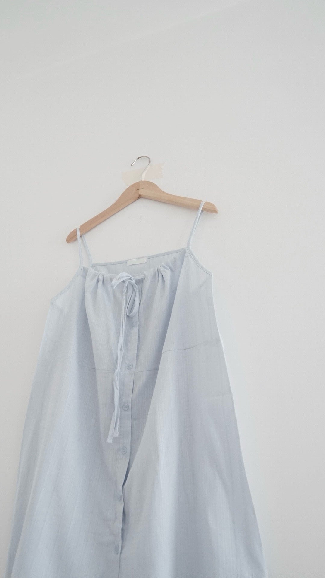ore lace dress top in light blue (pre-order)