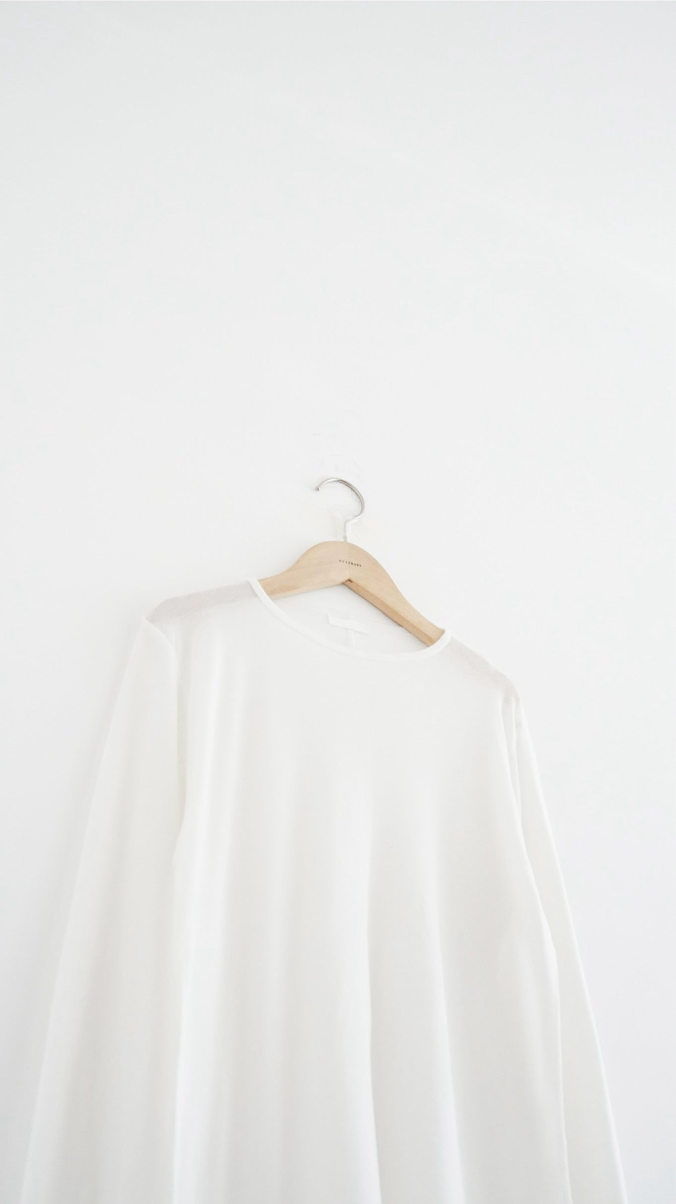 sheer silk top in ivory (pre-order)