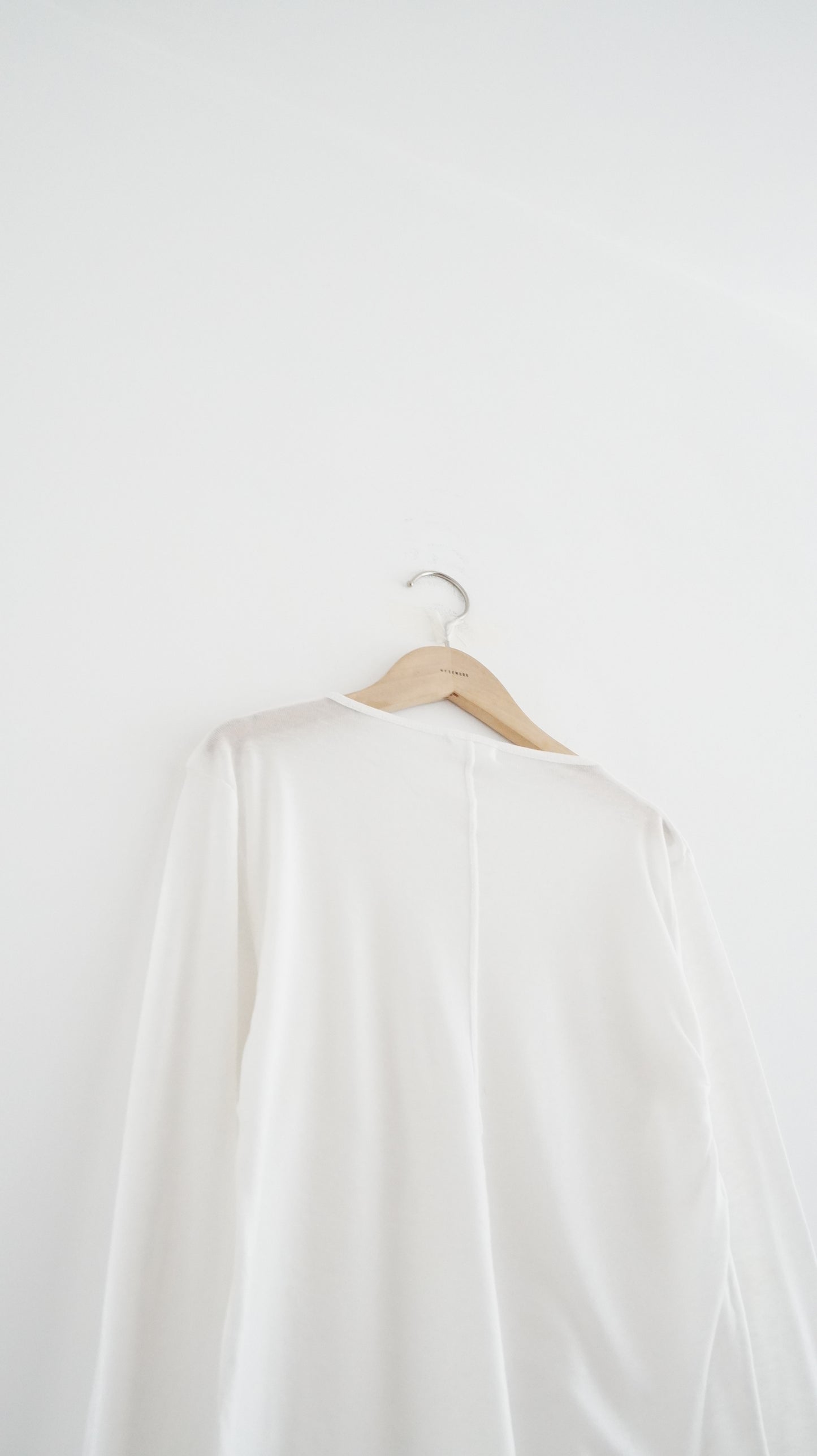 sheer silk top in ivory (pre-order)