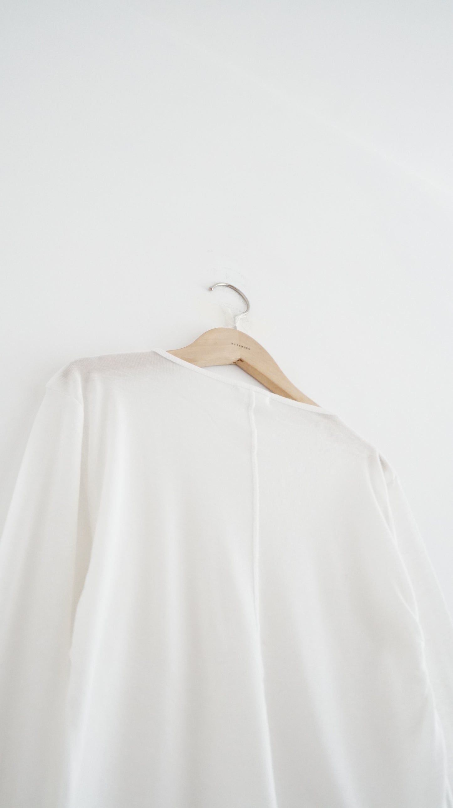 sheer silk top in ivory (pre-order)