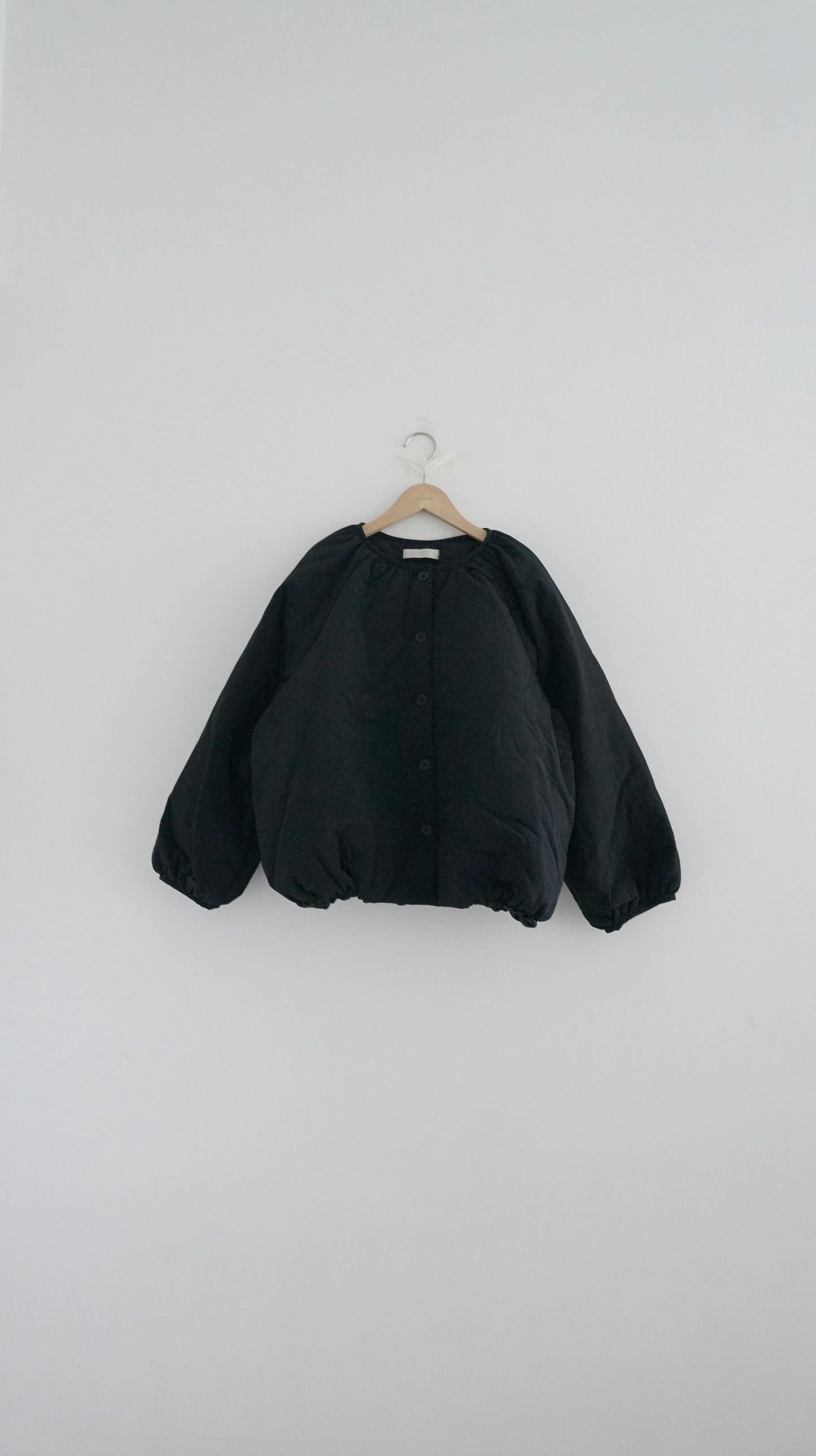 the cutest fluffy jacket in black (pre-order)